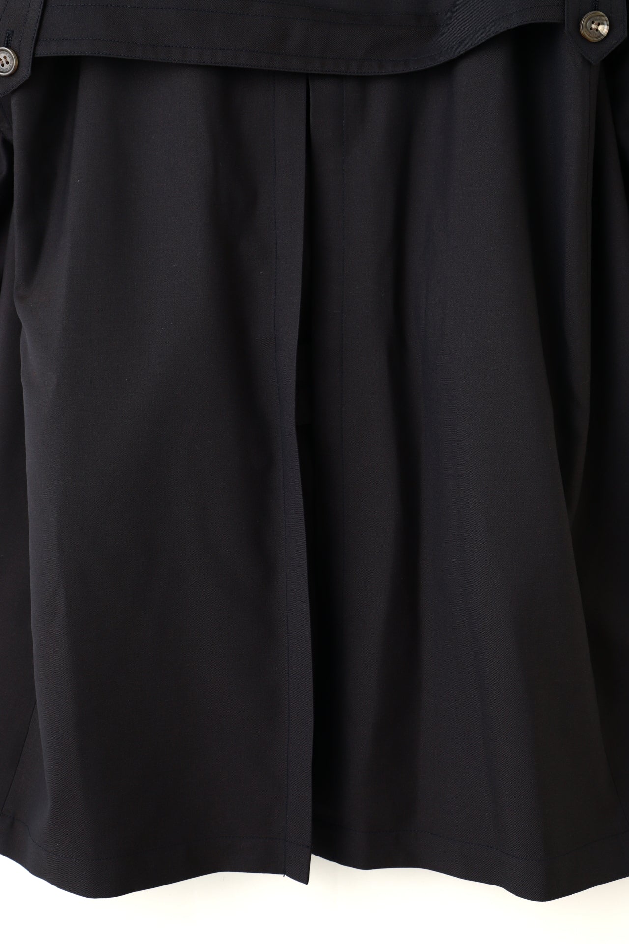 TRENCH COAT ‐Wool twill‐