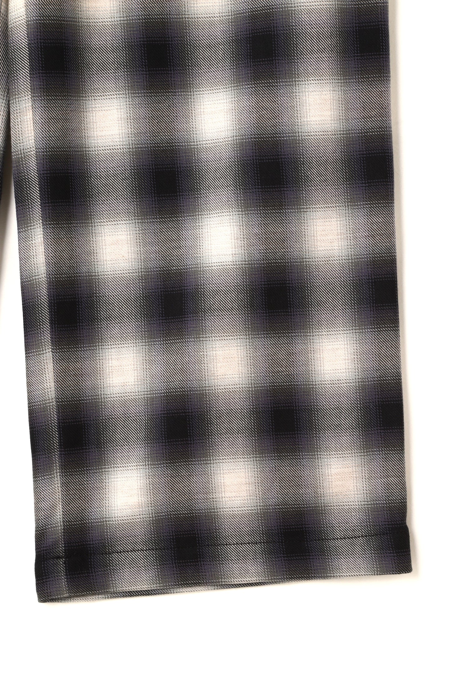 OMBRE CHECK EASY TROUSERS ‐Cotton / Yak‐