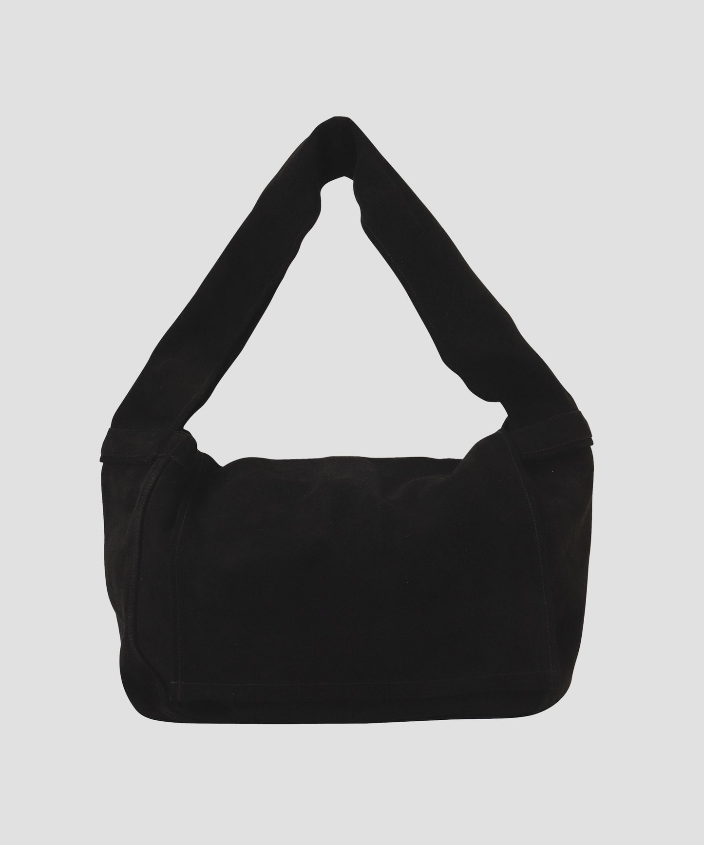 LEATHER SHOULDER BAG -Cow split leather-