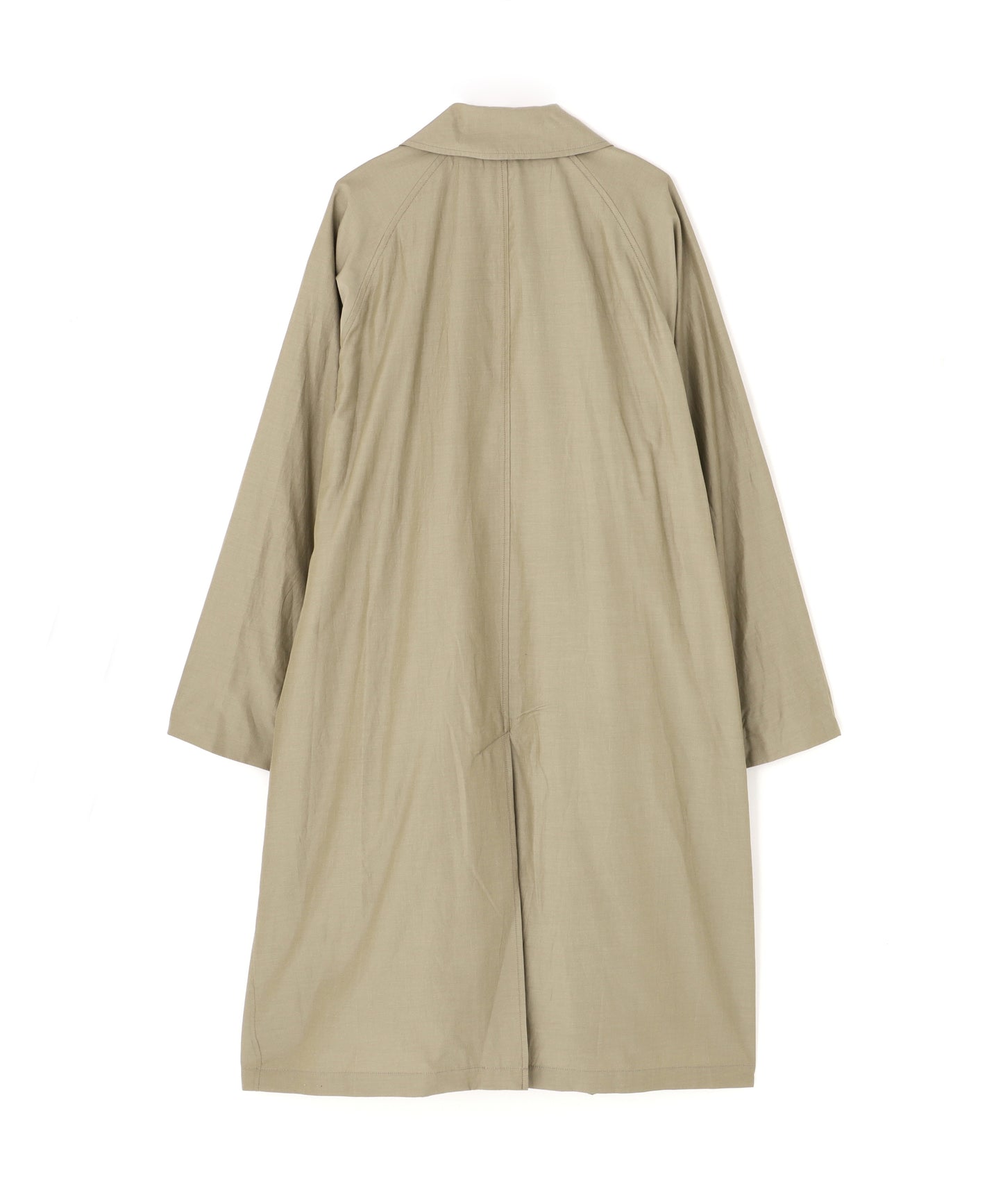 DOUBLE FACE BAL COLLAR COAT - Silk / Cotton -