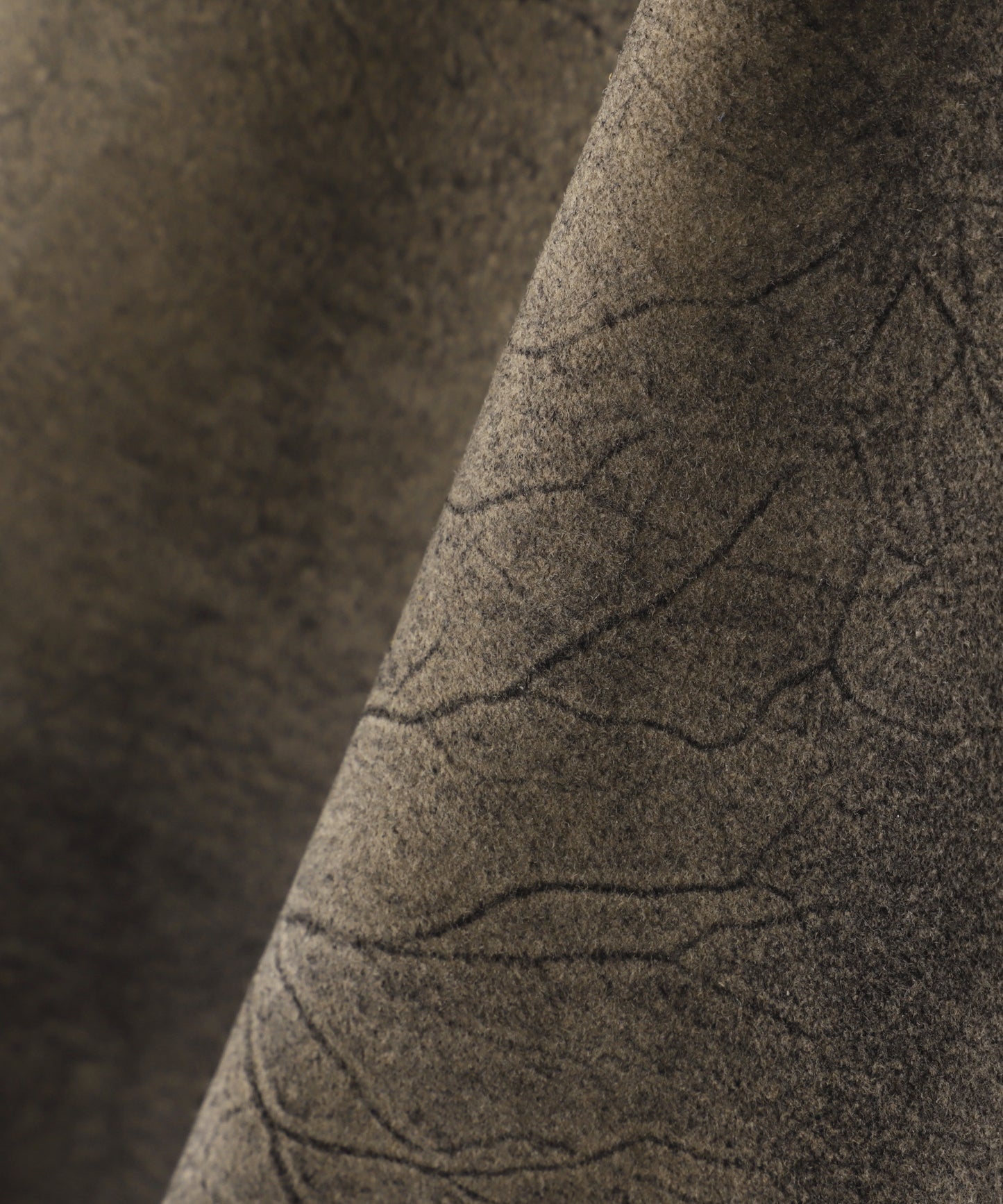 LEATHER ACTIVE JACKET - Goat suede Antique finish -