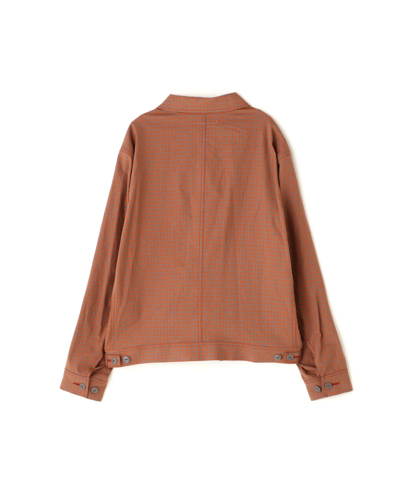 91-B TYPE CHECK JACKET - Cotton / Linen Gingham check -
