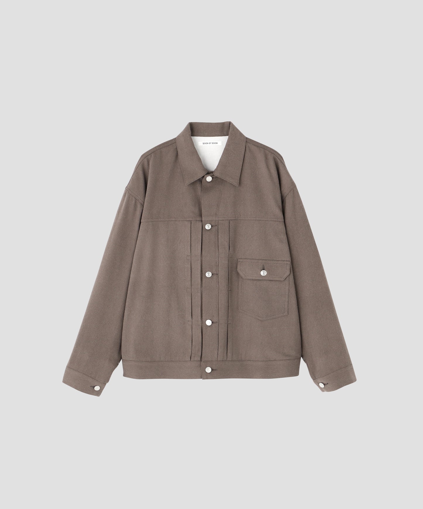 1ST TYPE SILK JACKET - Silk noil denim -