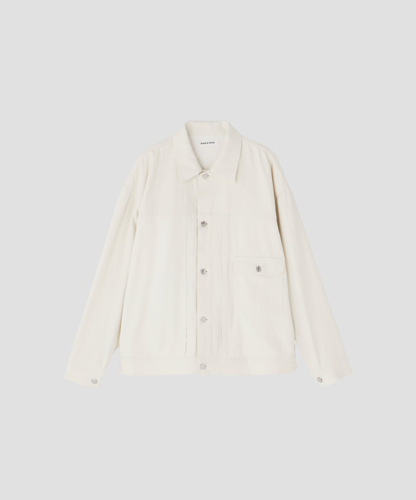 1ST TYPE SILK JACKET - Silk noil denim -