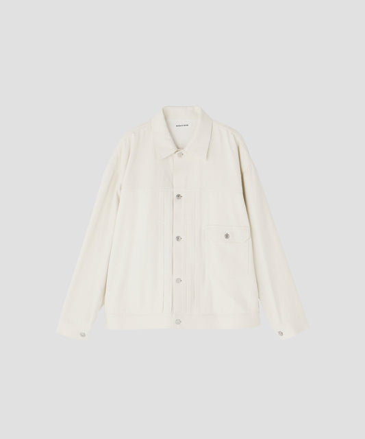 1ST TYPE SILK JACKET - Silk noil denim -
