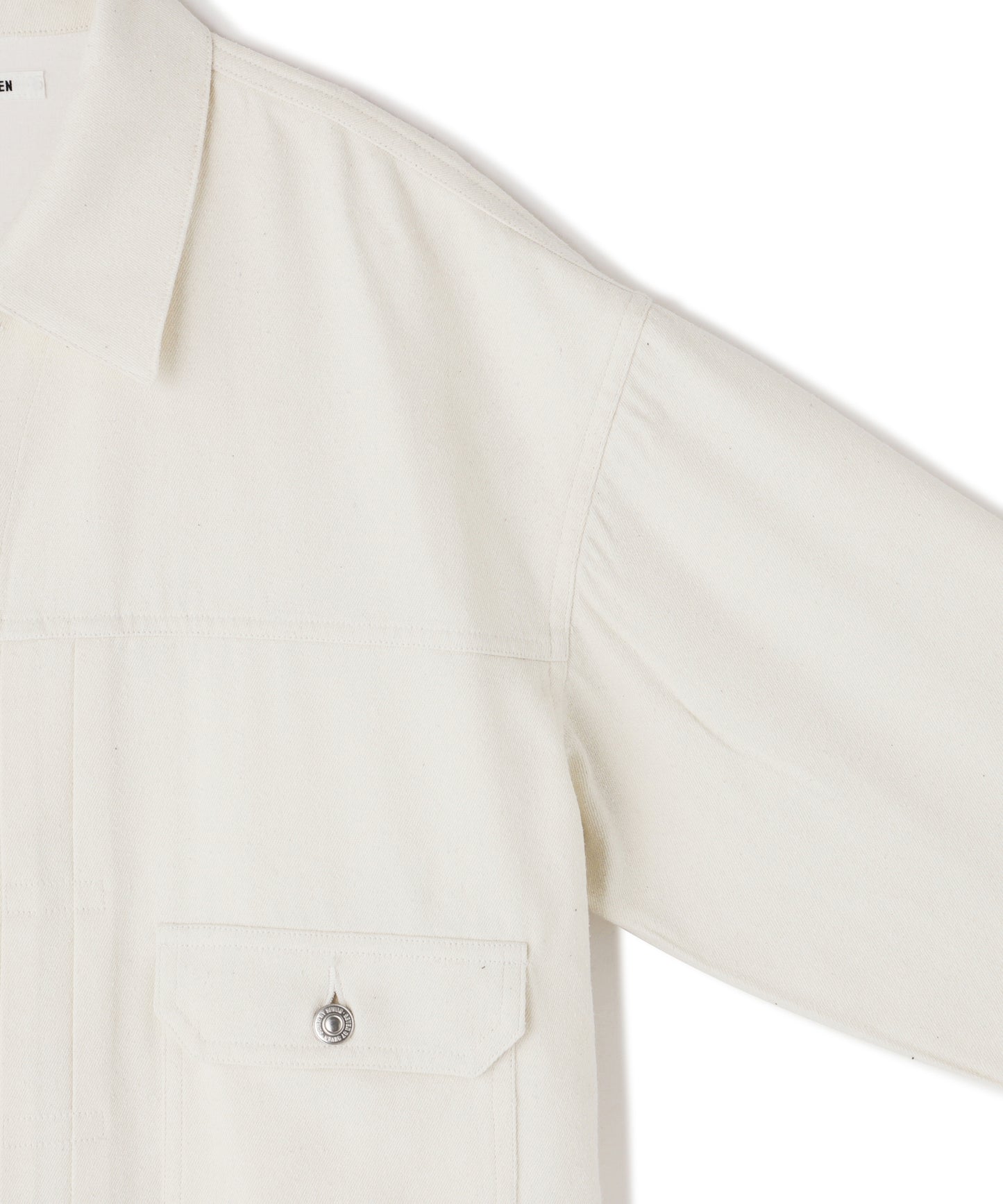 1ST TYPE SILK JACKET - Silk noil denim -
