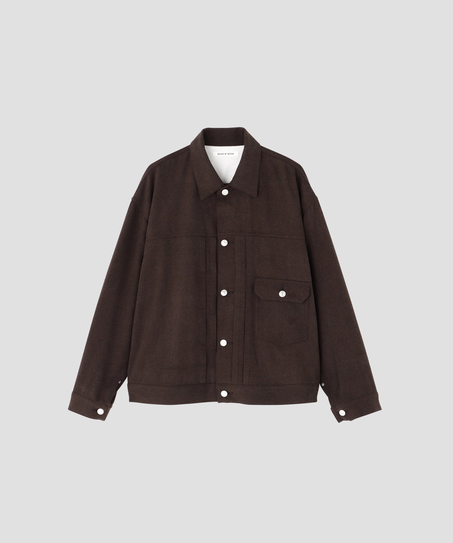 1ST TYPE SILK JACKET - Silk noil denim -