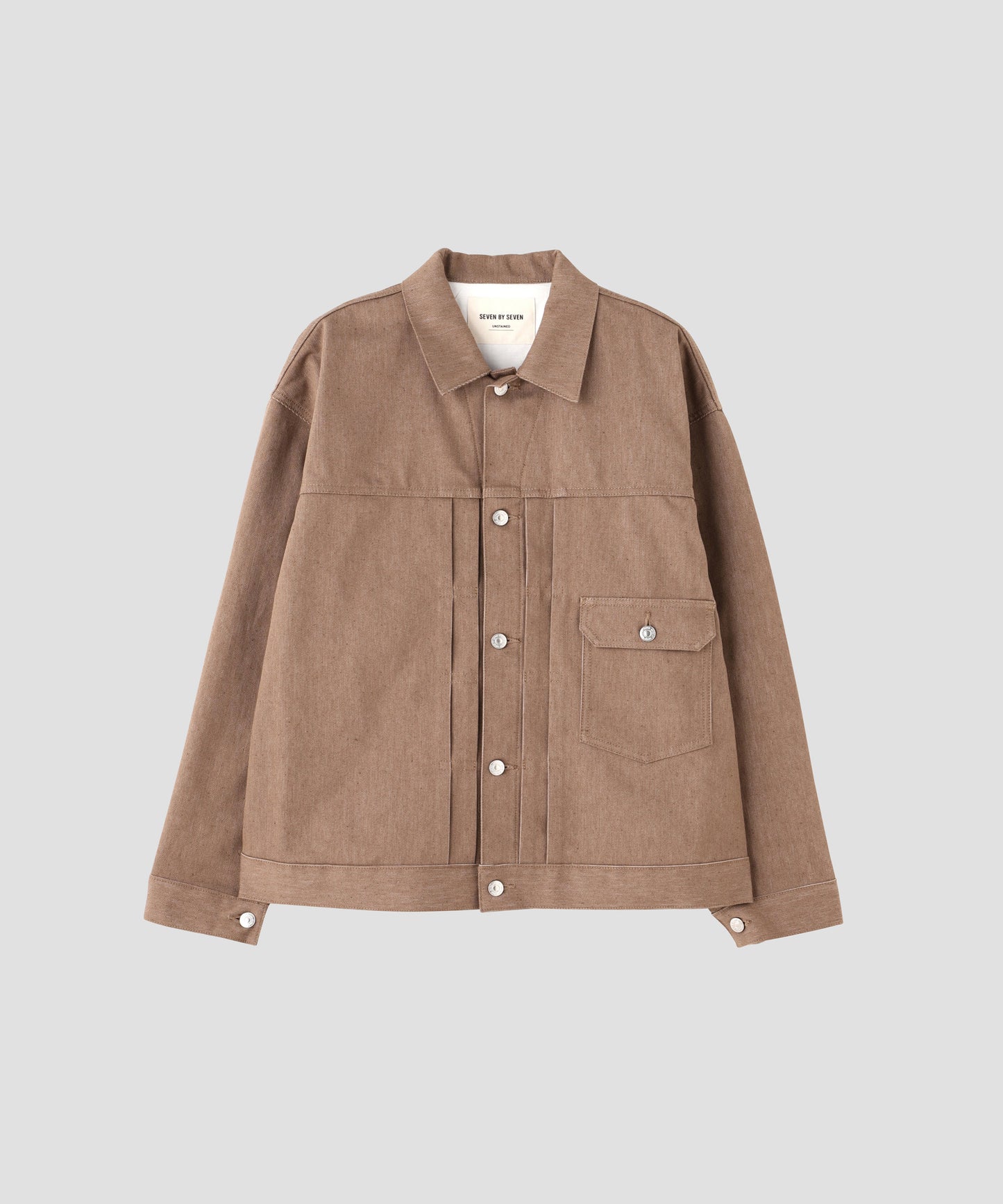 1ST TYPE COTTON PIQUE JACKET - Unstained organic cotton -