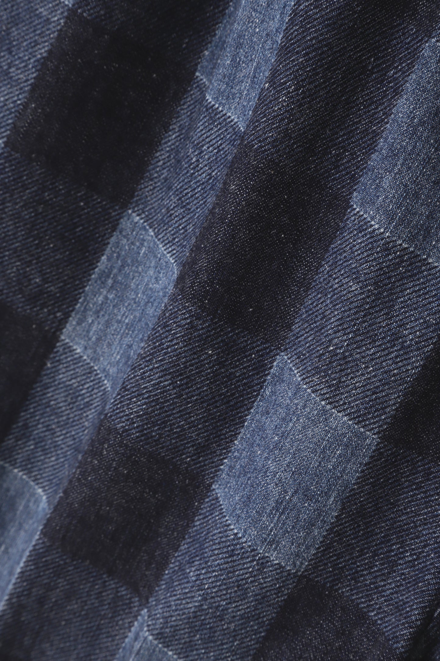 BUFFALO CHECK WIDE SHORT PANTS - Discharge printing -