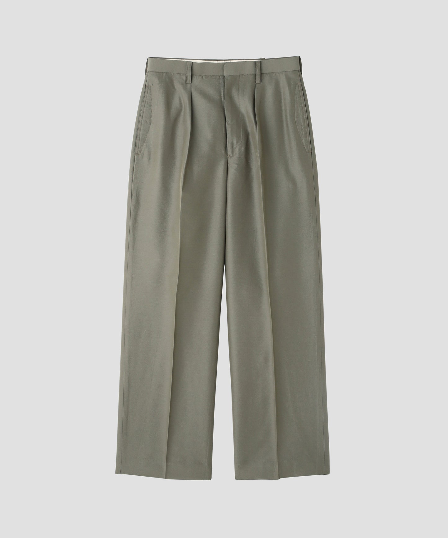 IN-TUCK TROUSERS - Silk / Wool -