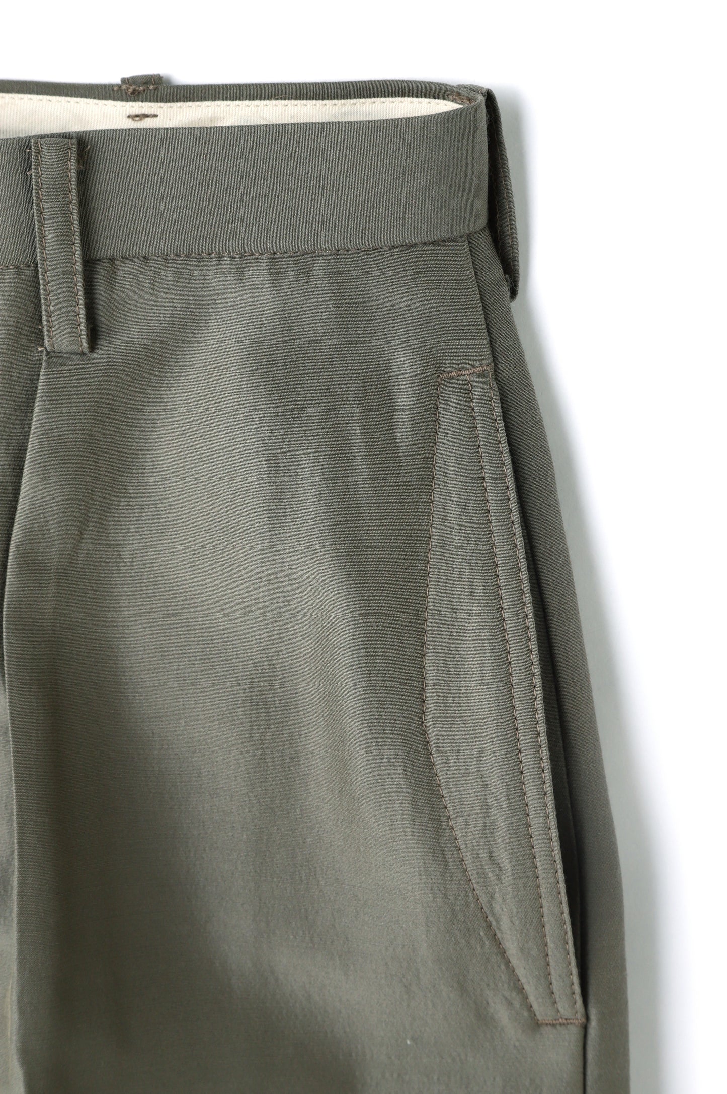 IN-TUCK TROUSERS - Silk / Wool -