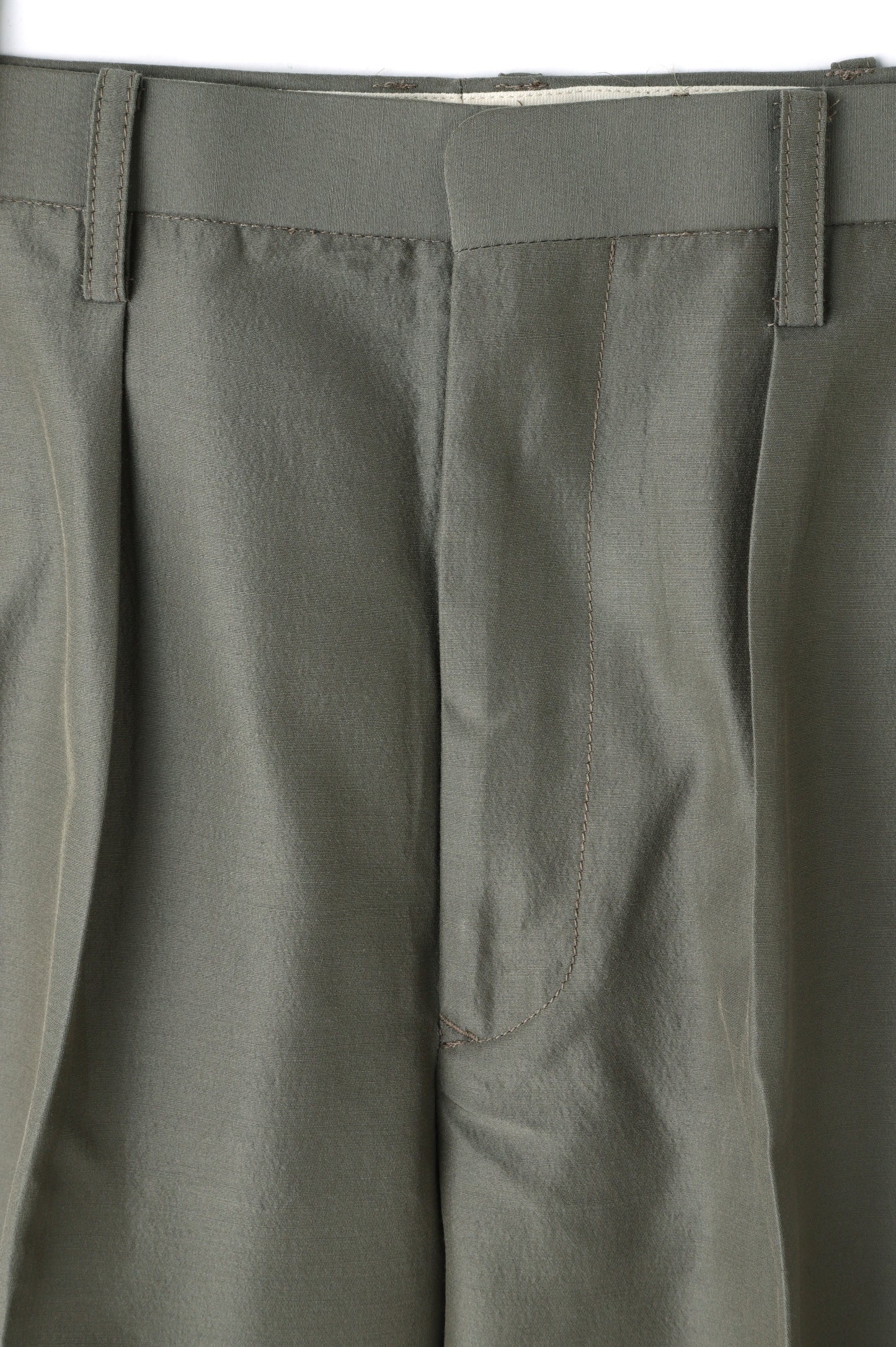 IN-TUCK TROUSERS - Silk / Wool -