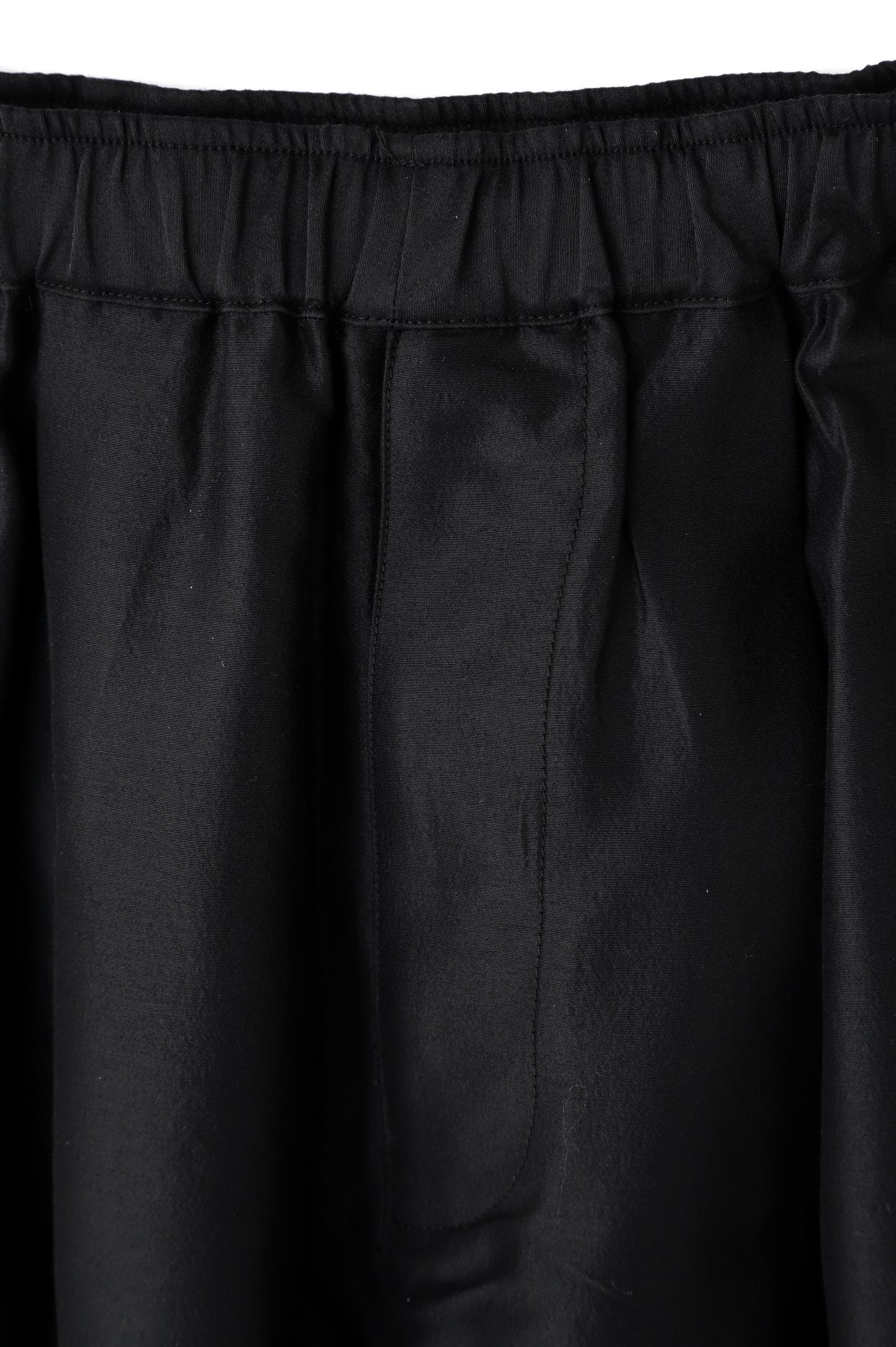 TUCK EASY PANTS - Silk / Wool -