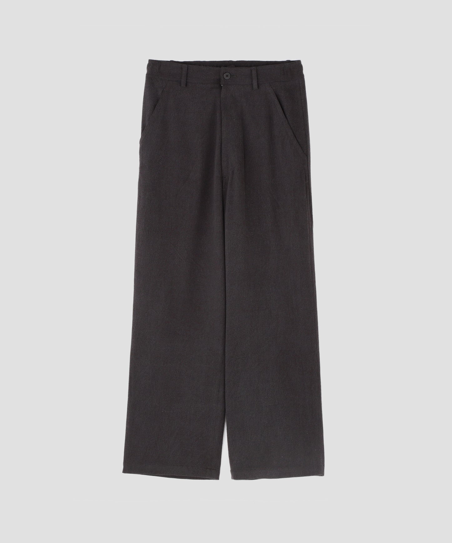 EASY TROUSERS - Silk noil denim -