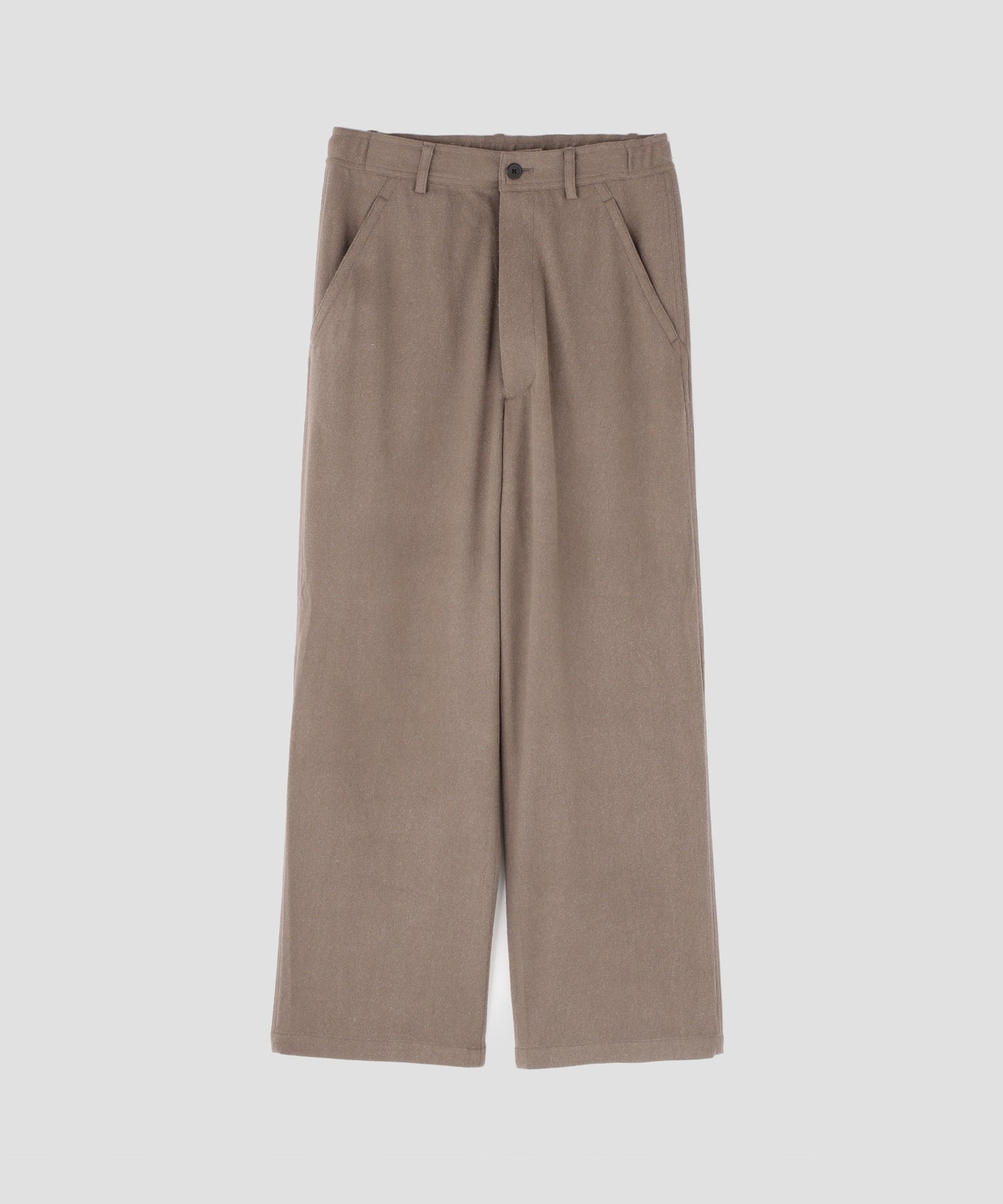 EASY TROUSERS - Silk noil denim -