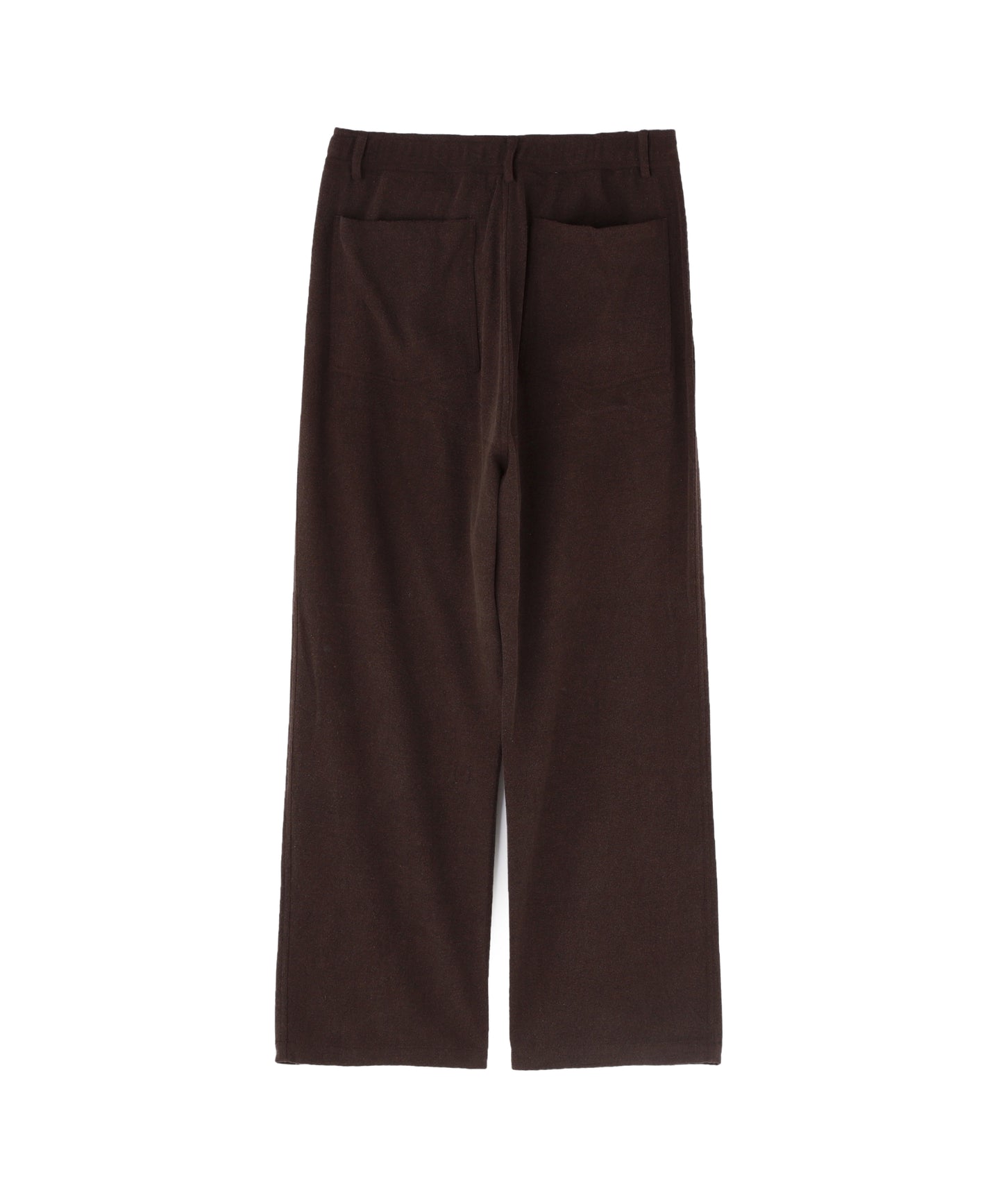 EASY TROUSERS - Silk noil denim -
