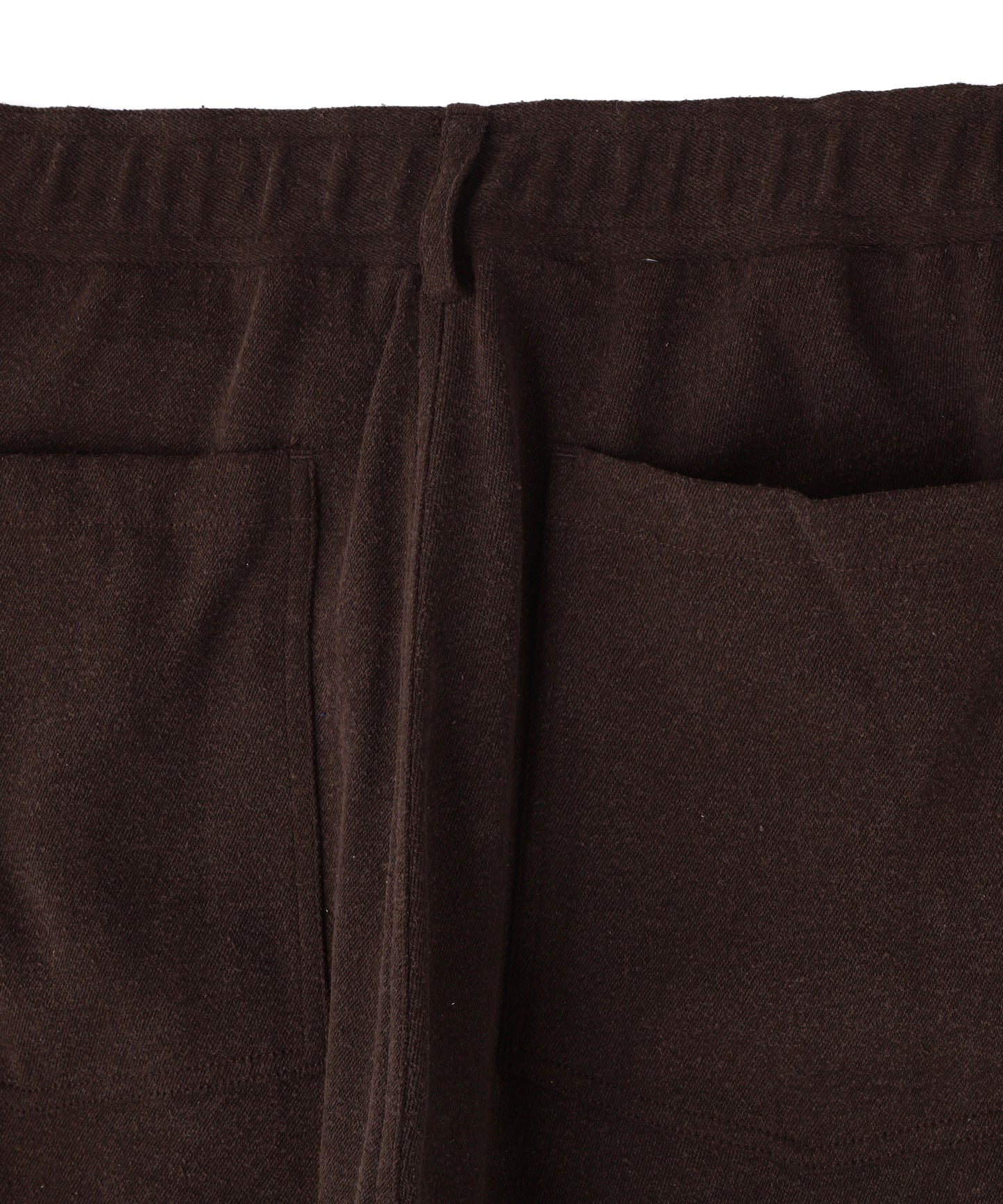 EASY TROUSERS - Silk noil denim -