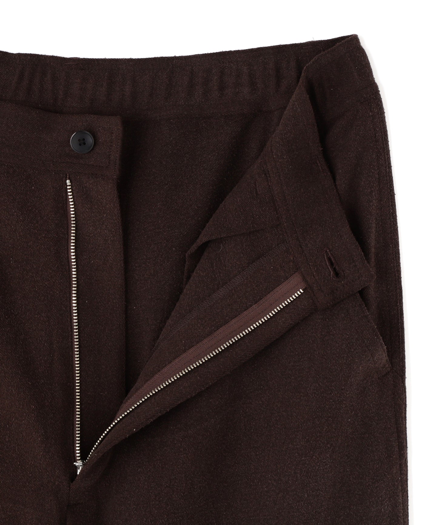 EASY TROUSERS - Silk noil denim -