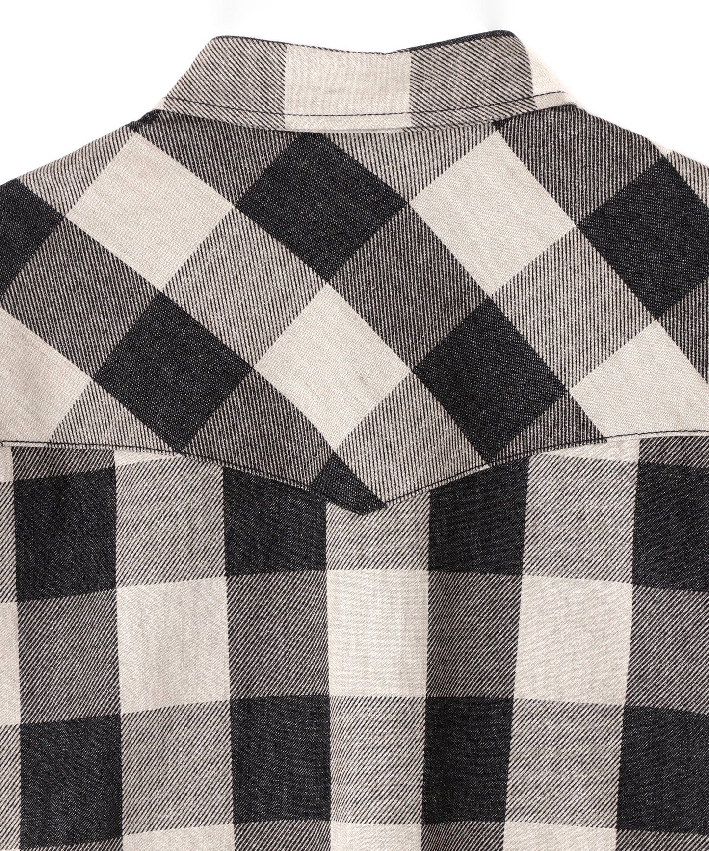 BUFFALO CHECK WESTERN SHIRTS - Discharge printing -