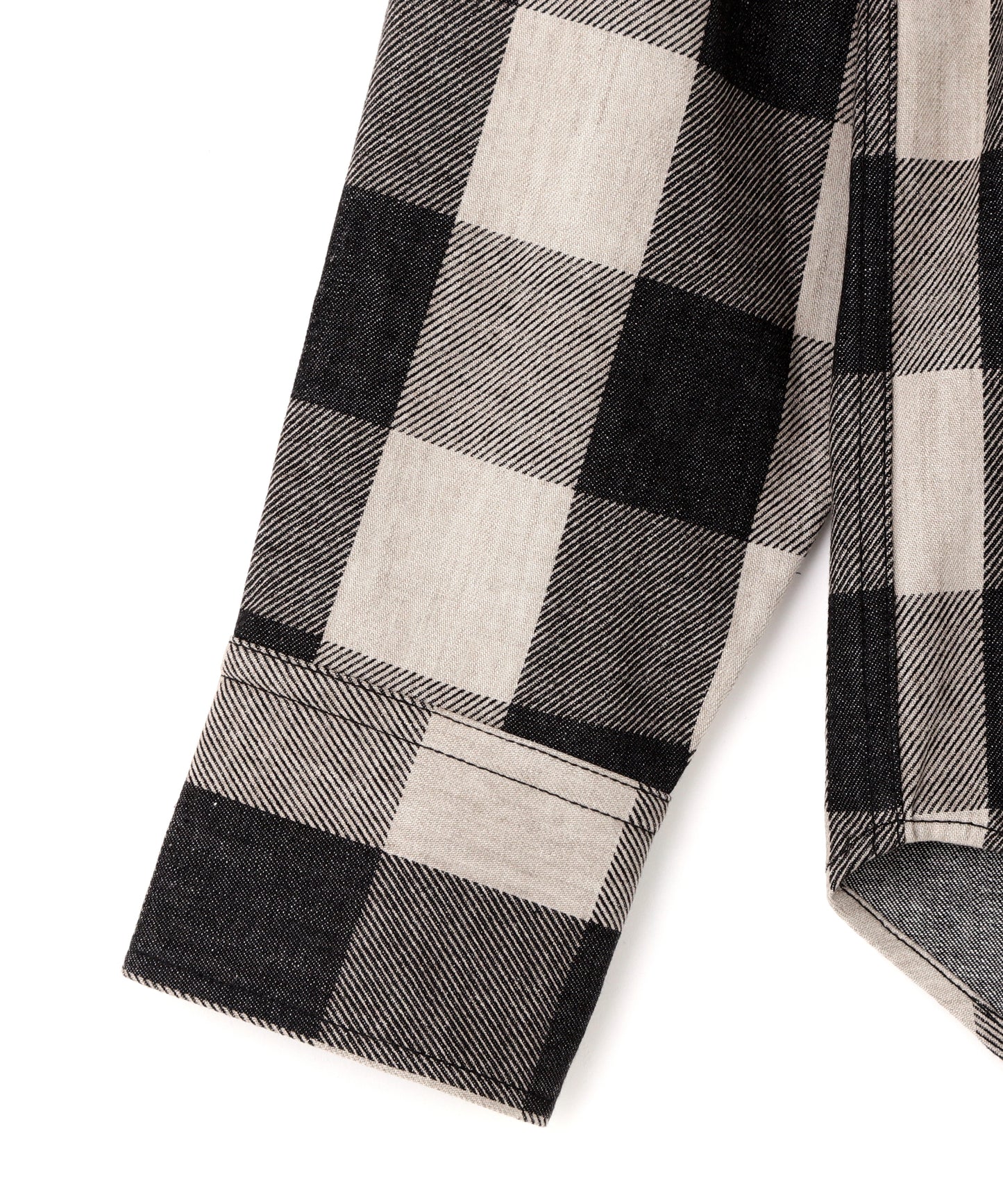 BUFFALO CHECK WESTERN SHIRTS - Discharge printing -