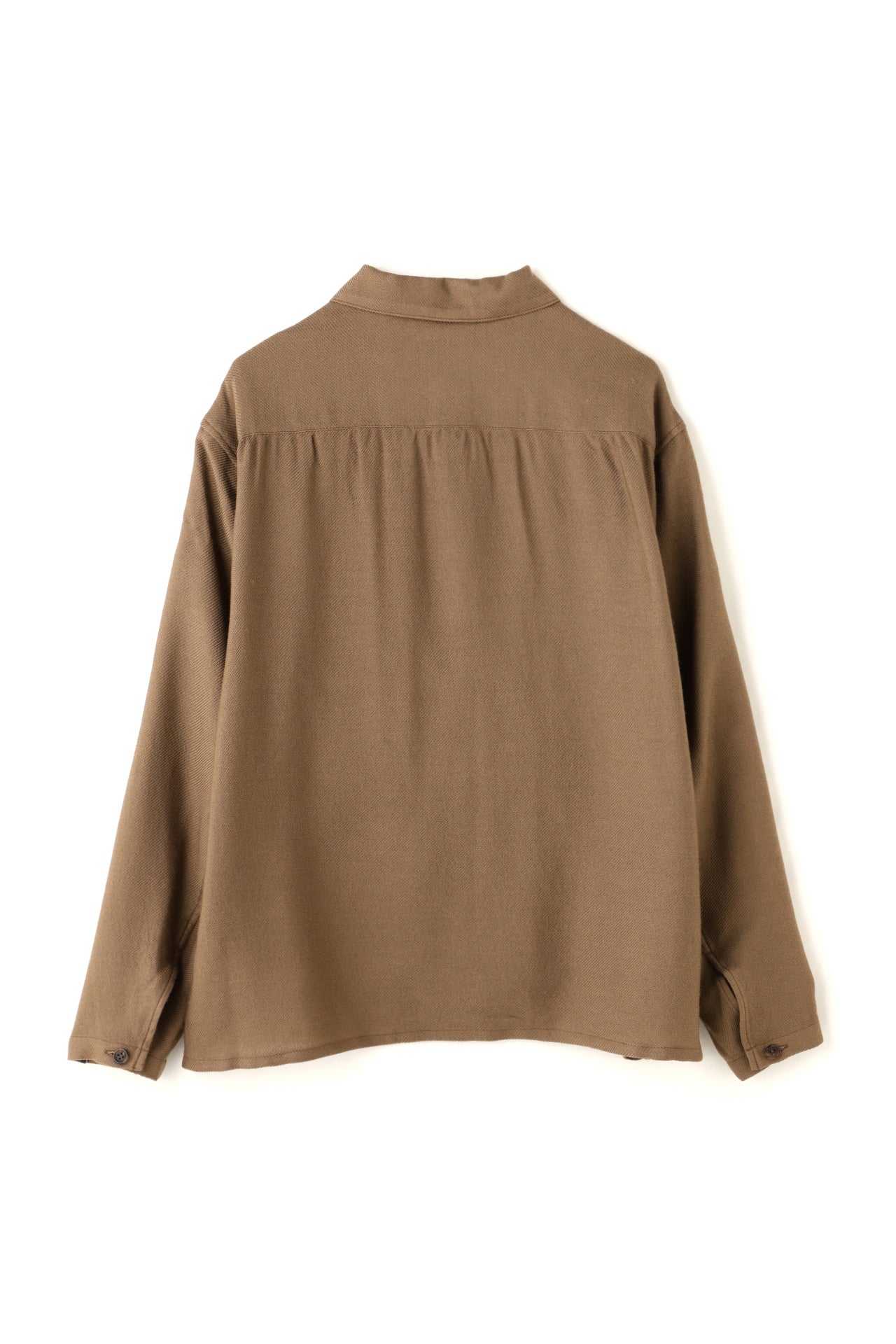 SHIRTS JACKET - Silk / Wool loose twill -