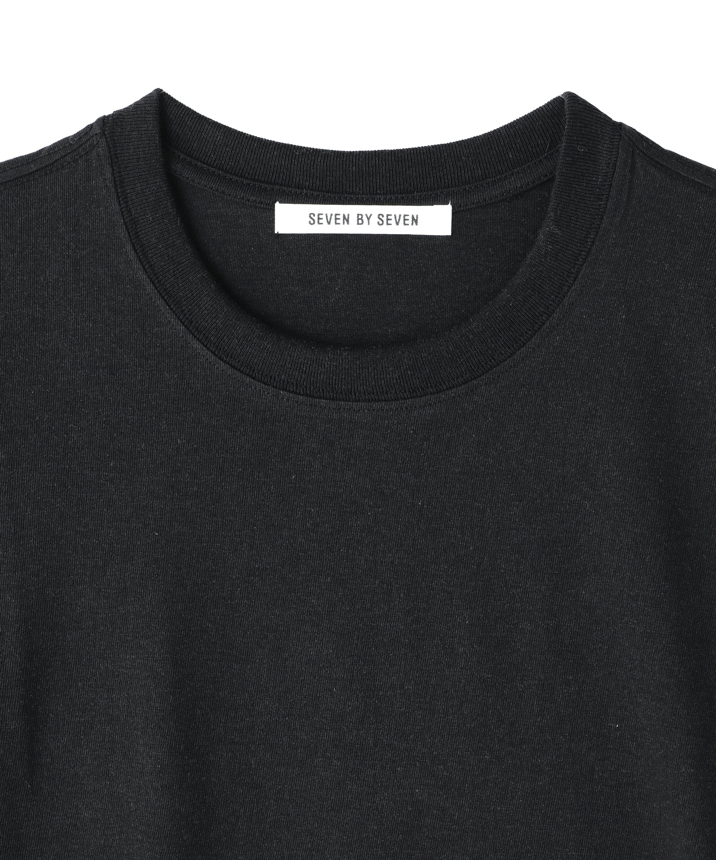 WRAP AROUND TEE S/S - Open end Cotton / Silk -