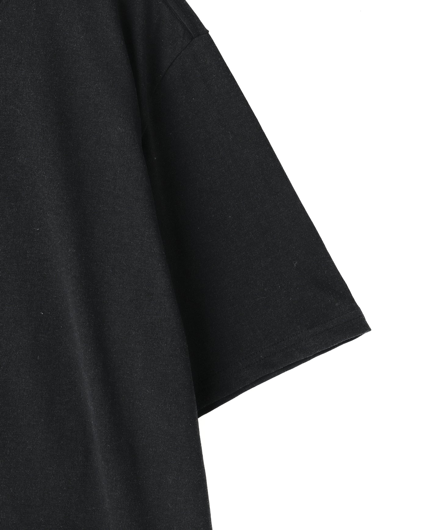 WRAP AROUND TEE S/S - Open end Cotton / Silk -