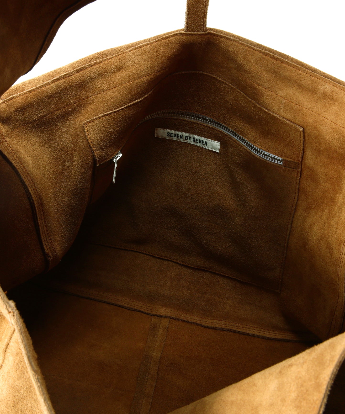HAND PAINTED LEATHER SHOULDER BAG - Cow split leather -