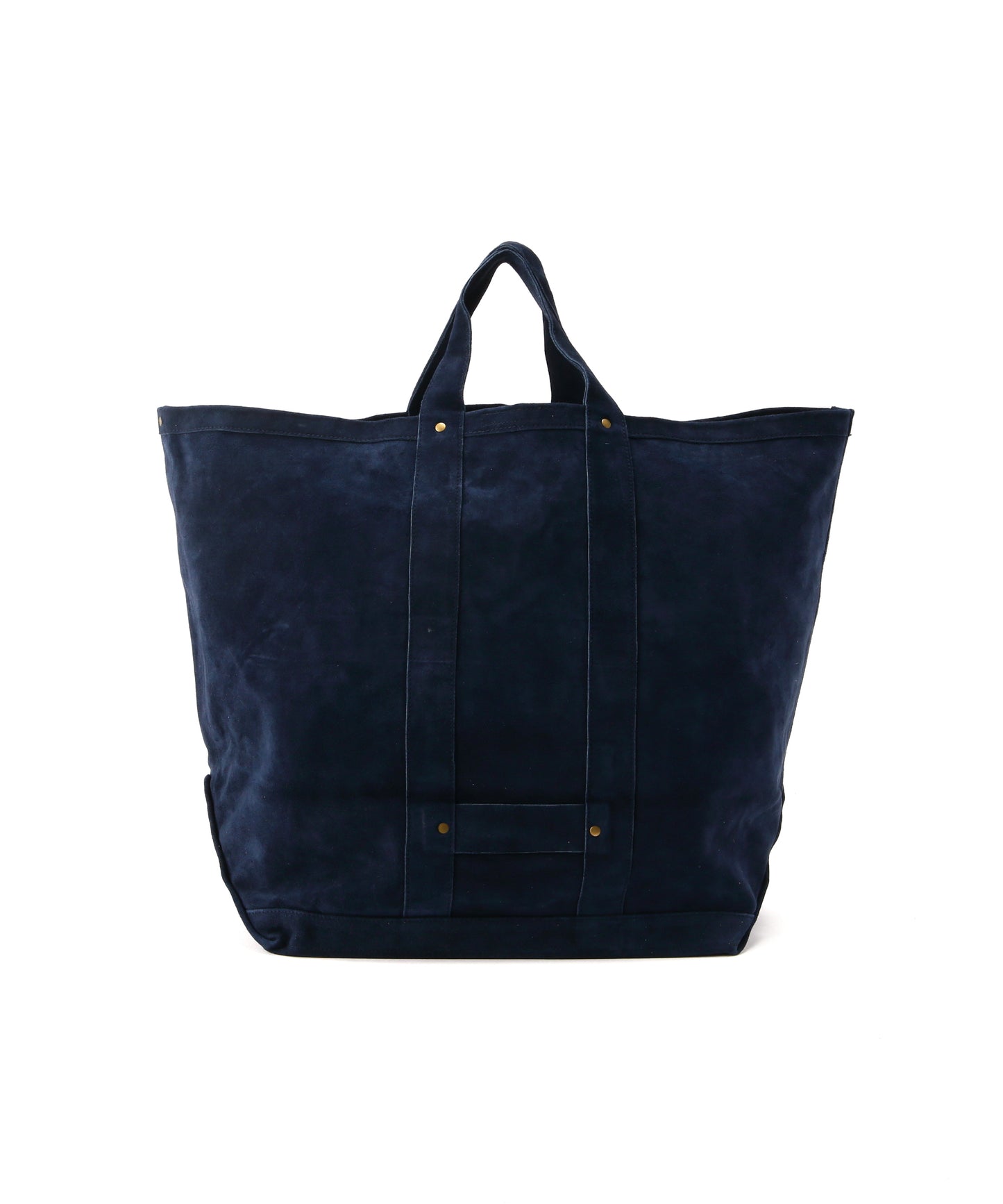HAND PAINTED LEATHER TOTE BAG - Cow split leather -