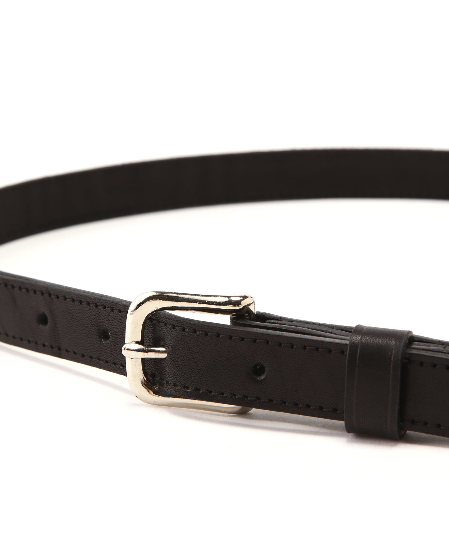 【SEVEN BY SEVEN / Rooster King & Co.,】 COMBINATION NARROW BELT - Natives webbing / Cow leather -