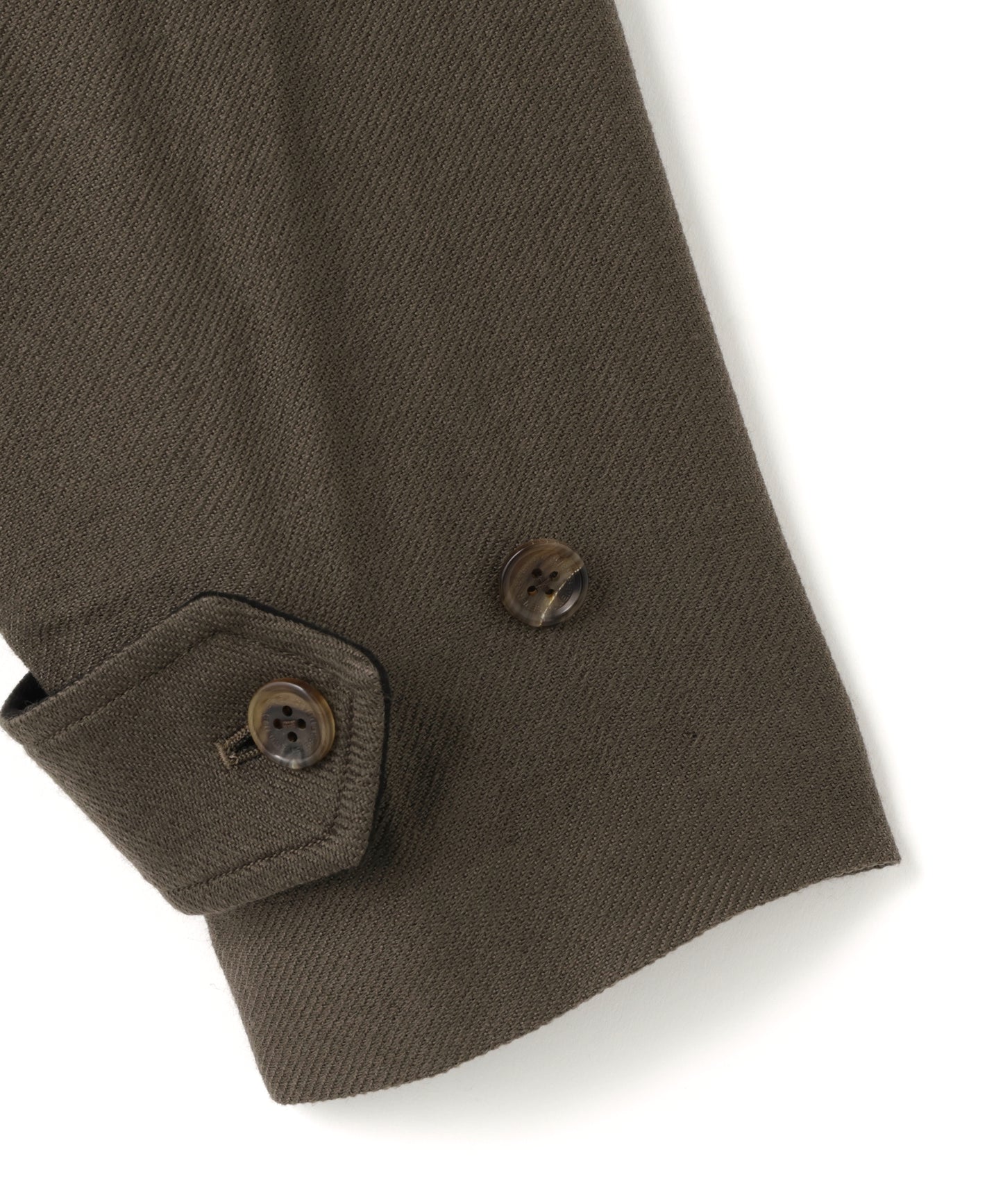 BAL COLLAR COAT ‐Silk Wool loose twill‐