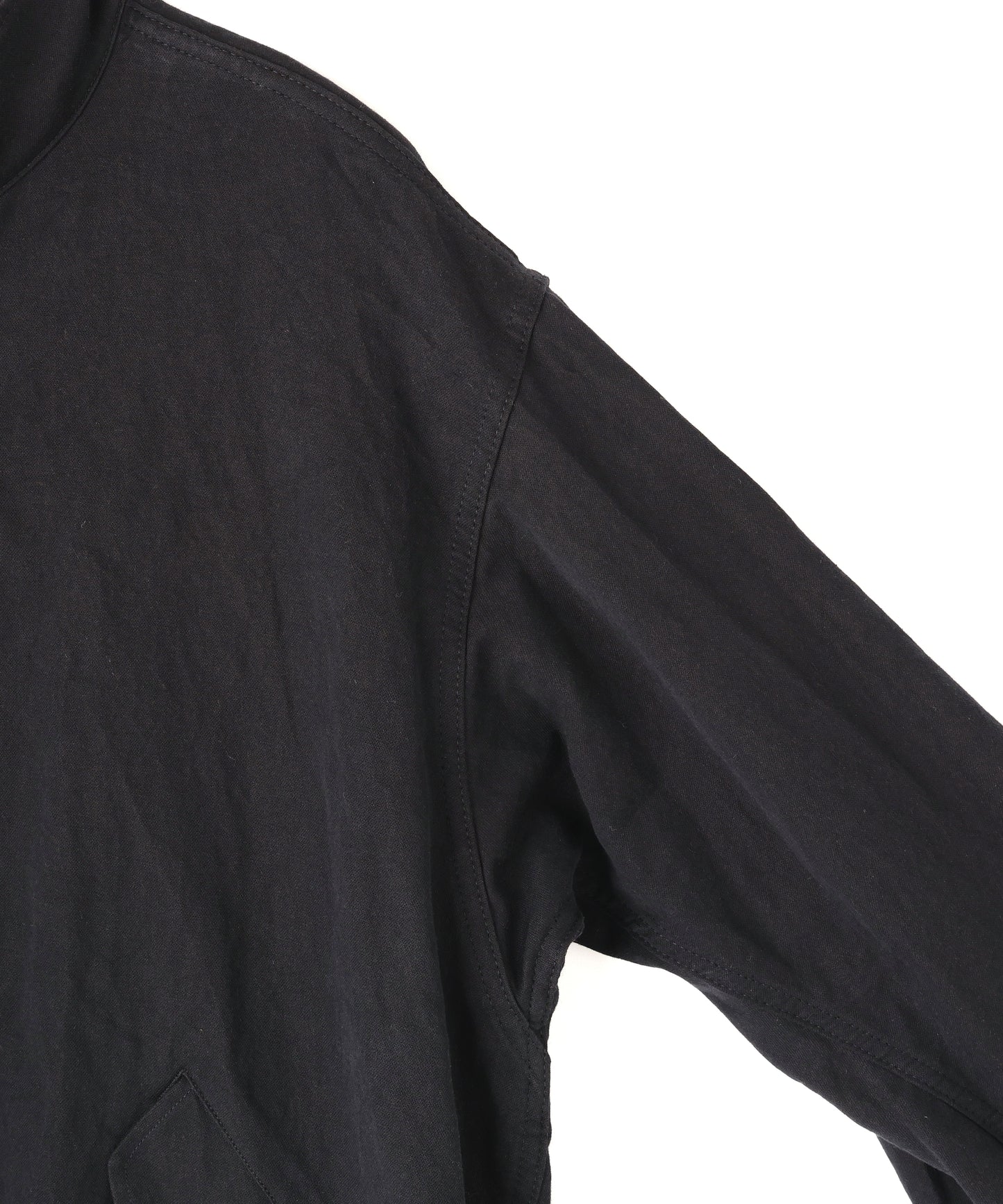 FISH TAIL COAT ‐Cotton Linen Ratine‐