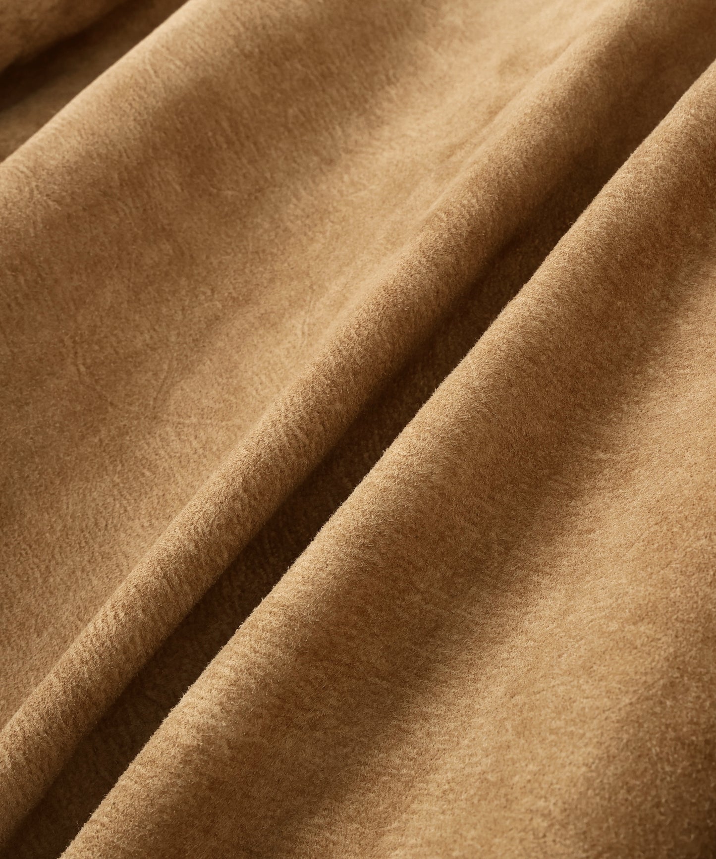 LEATHER MICHIGAN CHORE COAT ‐Goat suede Antique finish‐