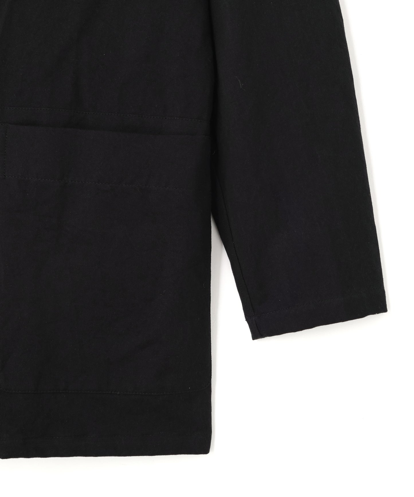 DOUBLE BREASTED SHIRTS JACKET ‐Cotton Linen Ratine‐