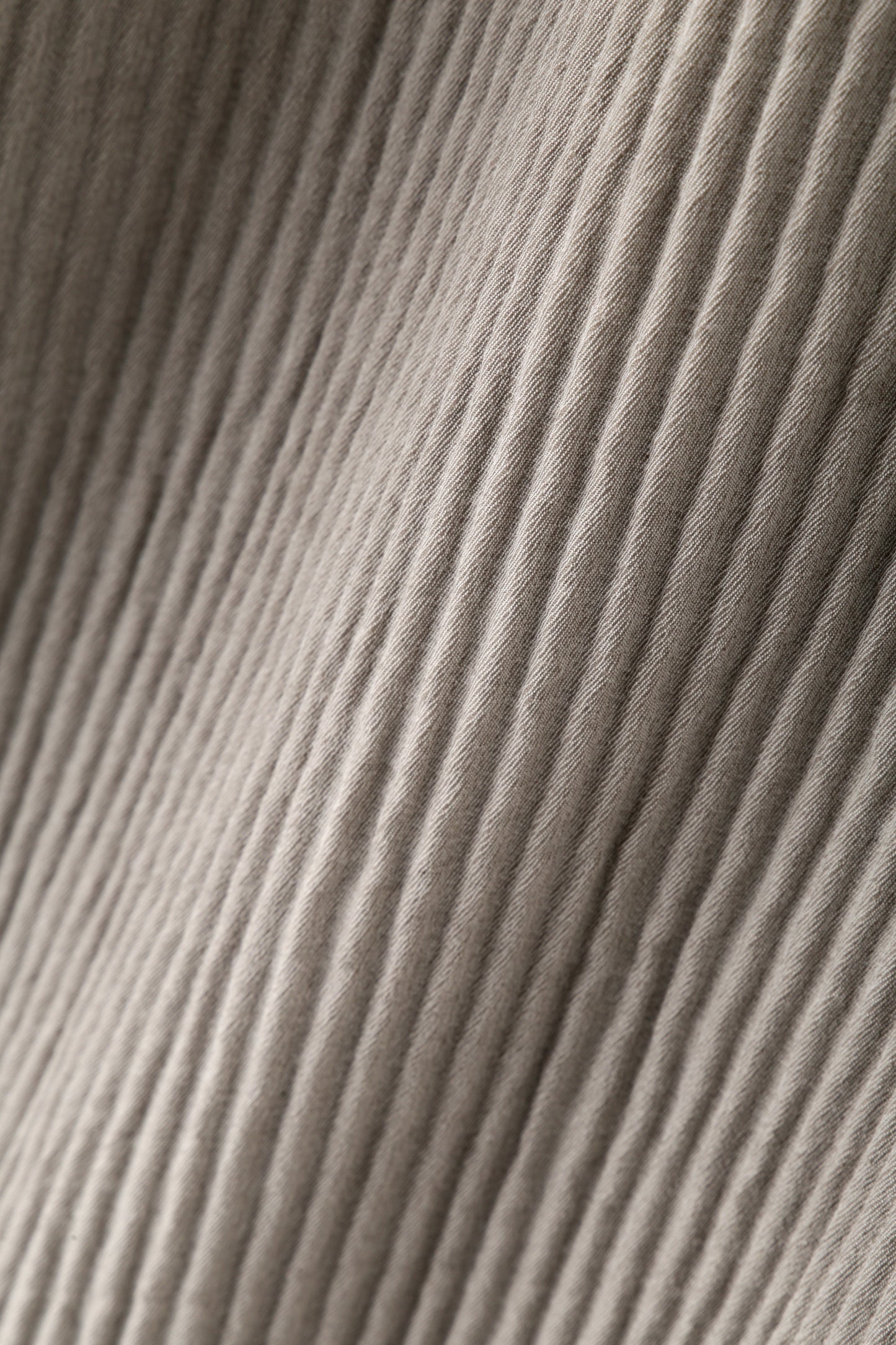 WIDE EASY TROUSERS ‐Cotton Wool Pleats‐