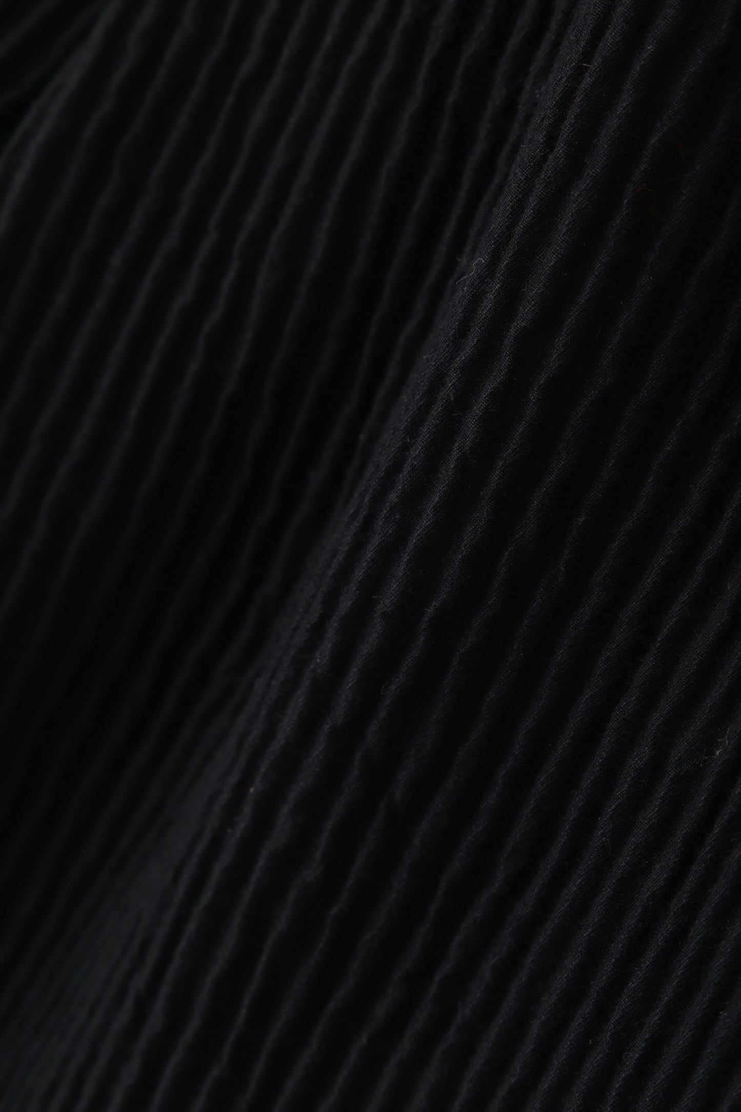 WIDE EASY TROUSERS ‐Cotton Wool Pleats‐