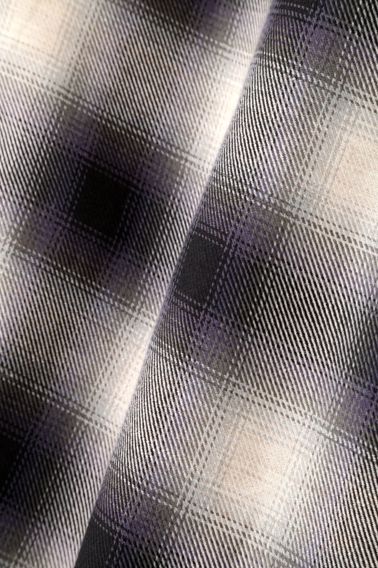 OMBRE CHECK EASY TROUSERS ‐Cotton Yak‐