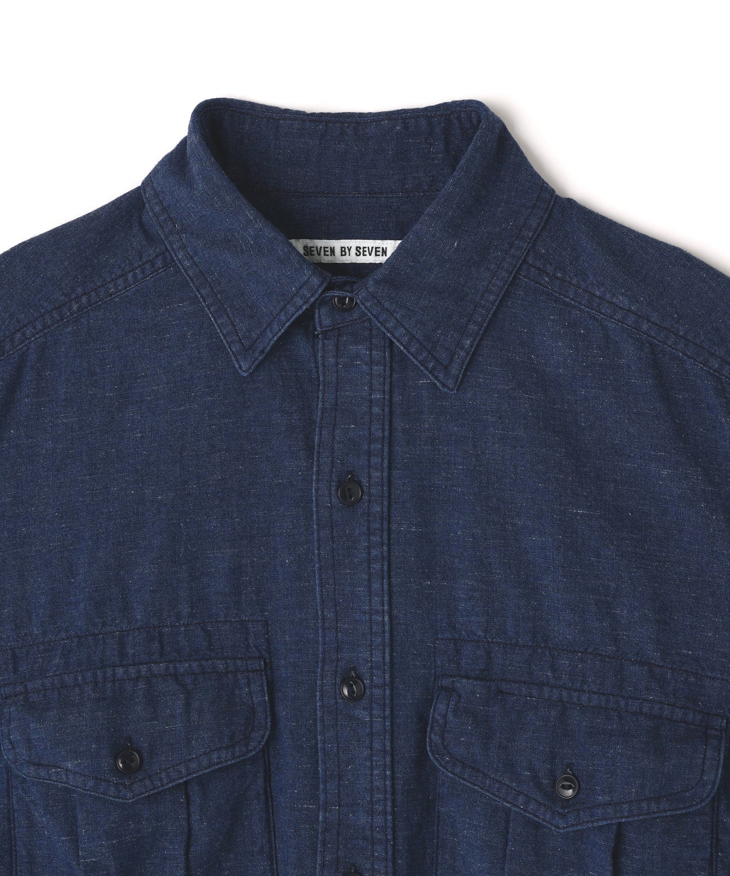 CHAMBRAY WORK SHIRTS ‐Cotton slub‐
