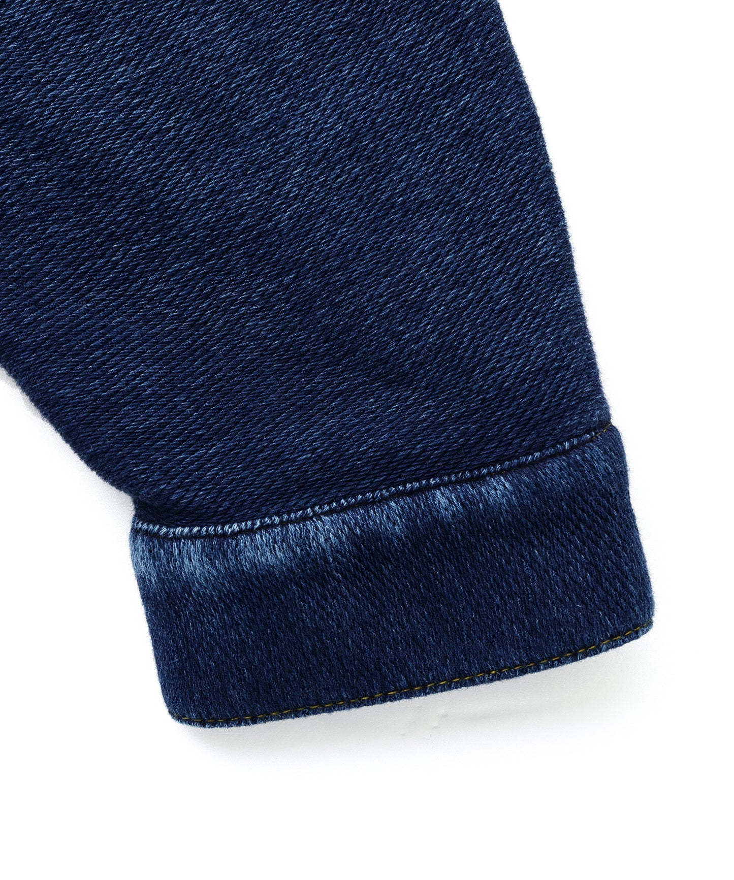 3RD TYPE WASHED KNIT JACKET ‐Indigo yarn‐