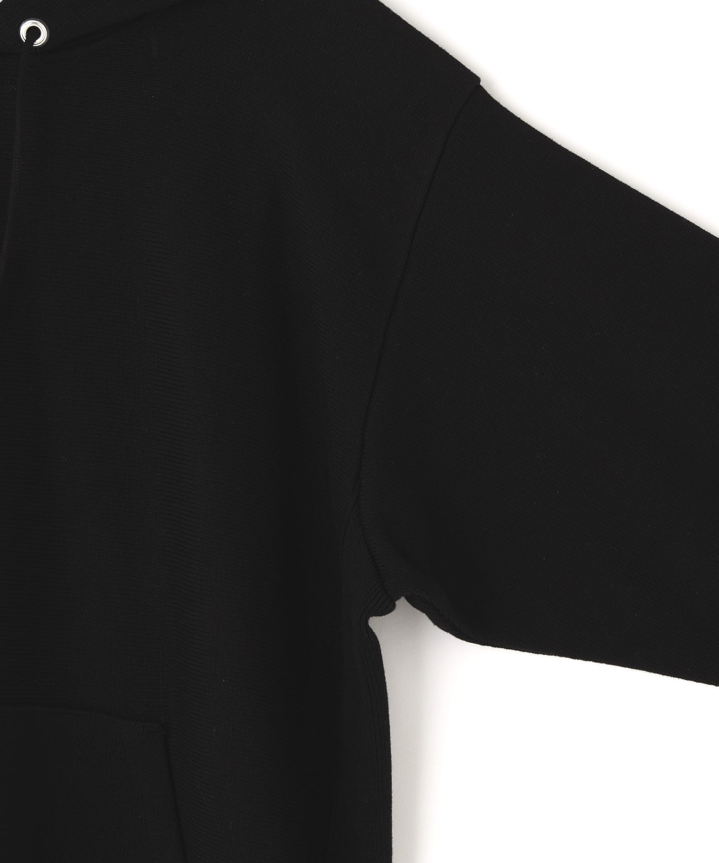 PULLOVER KNIT HOODIE ‐Tight tension Cotton‐