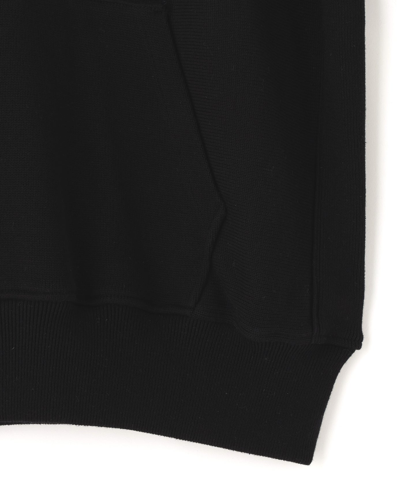 PULLOVER KNIT HOODIE ‐Tight tension Cotton‐