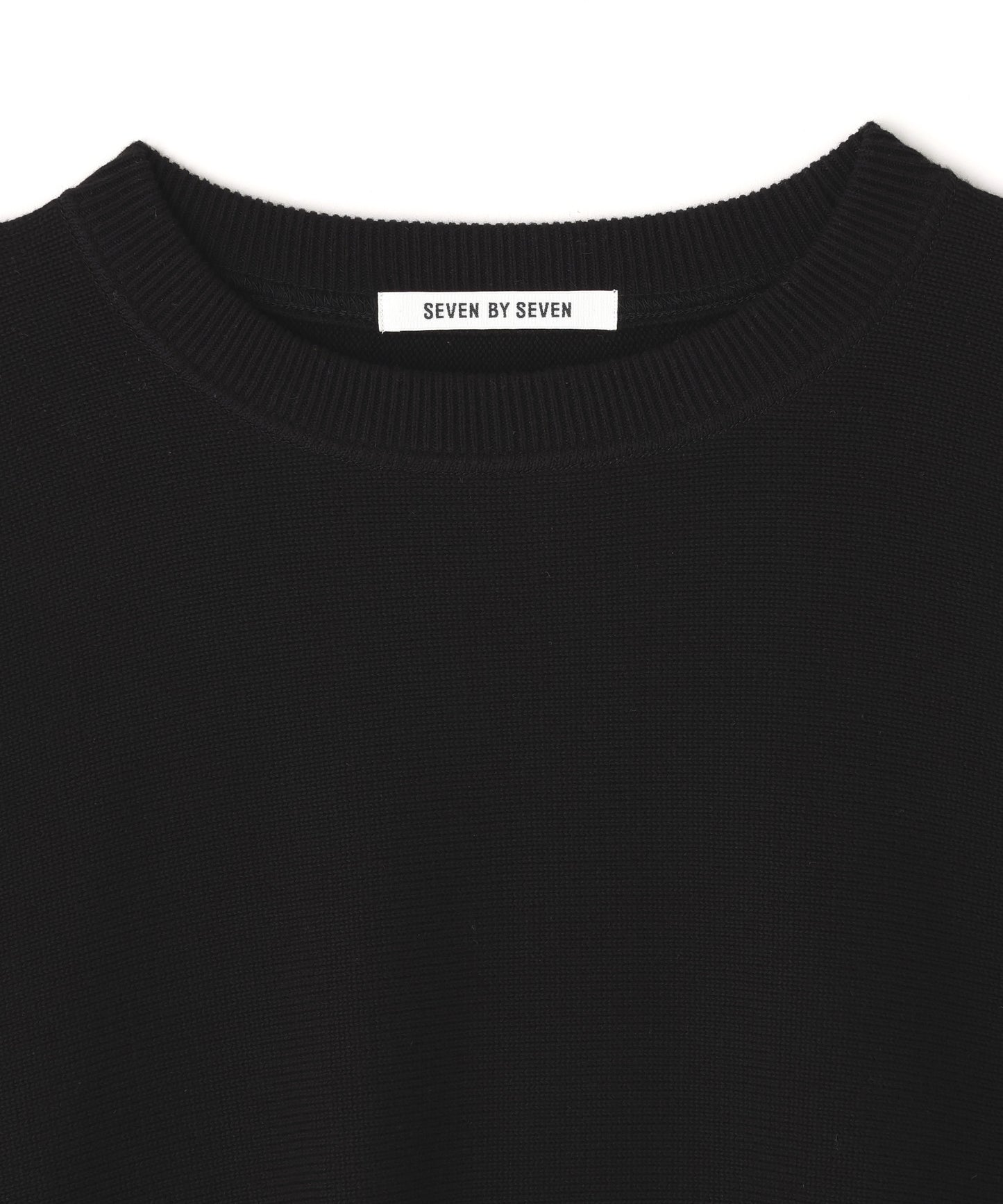 CREW NECK KNIT SWEAT SHIRTS ‐Tight tension Cotton‐