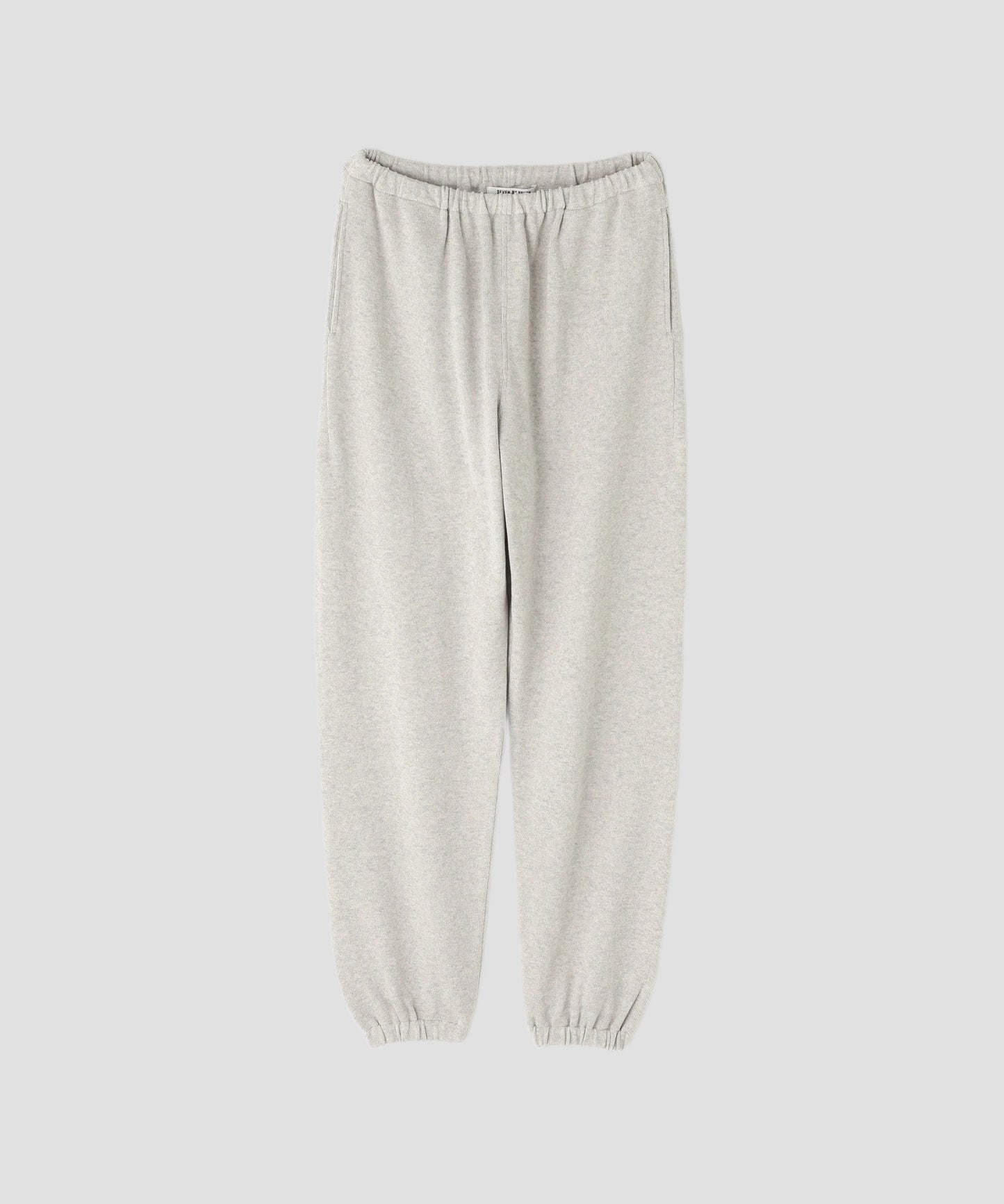 SIDE SEAMLESS KNIT PANTS ‐Tight tension Cotton‐