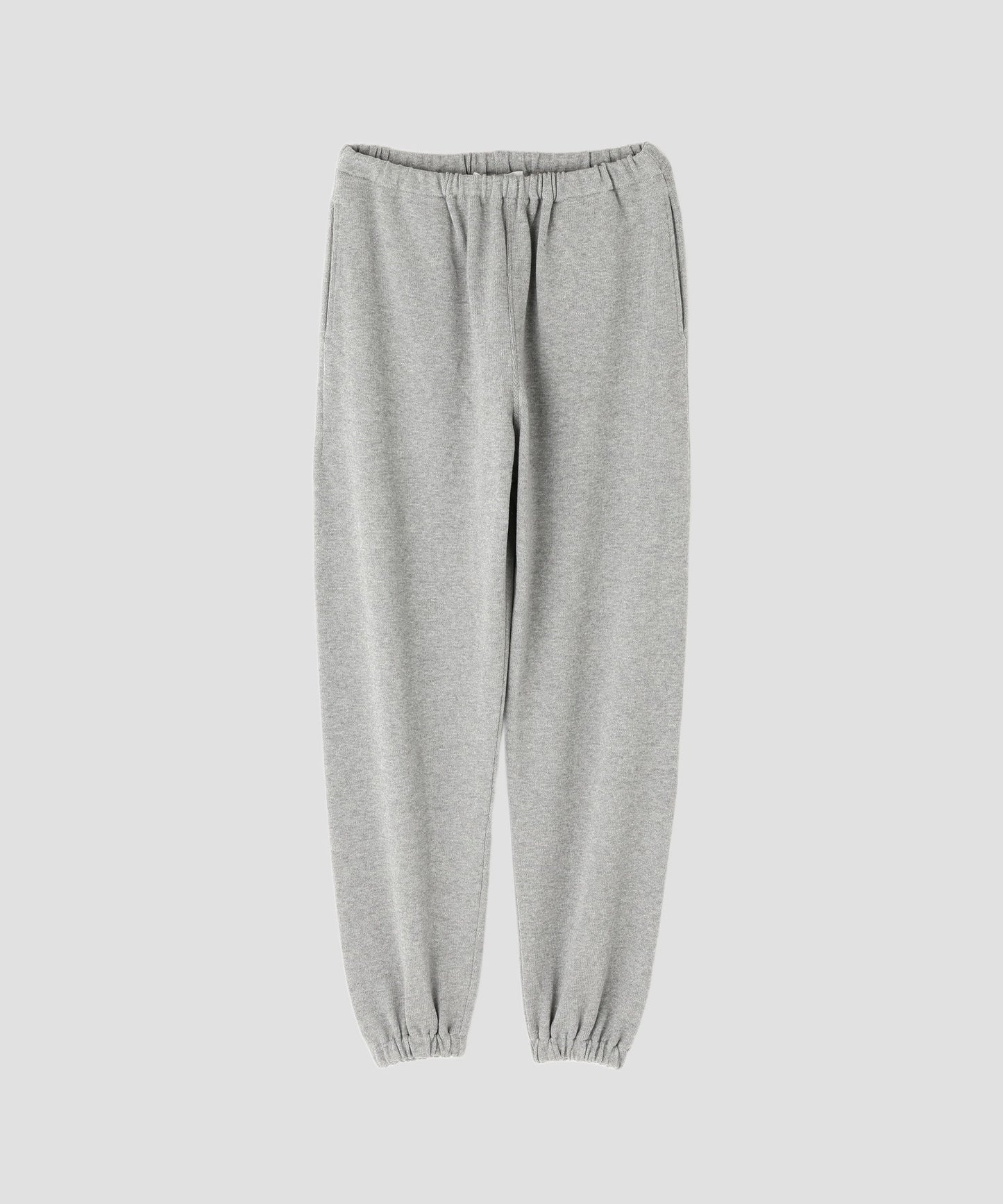SIDE SEAMLESS KNIT PANTS ‐Tight tension Cotton‐