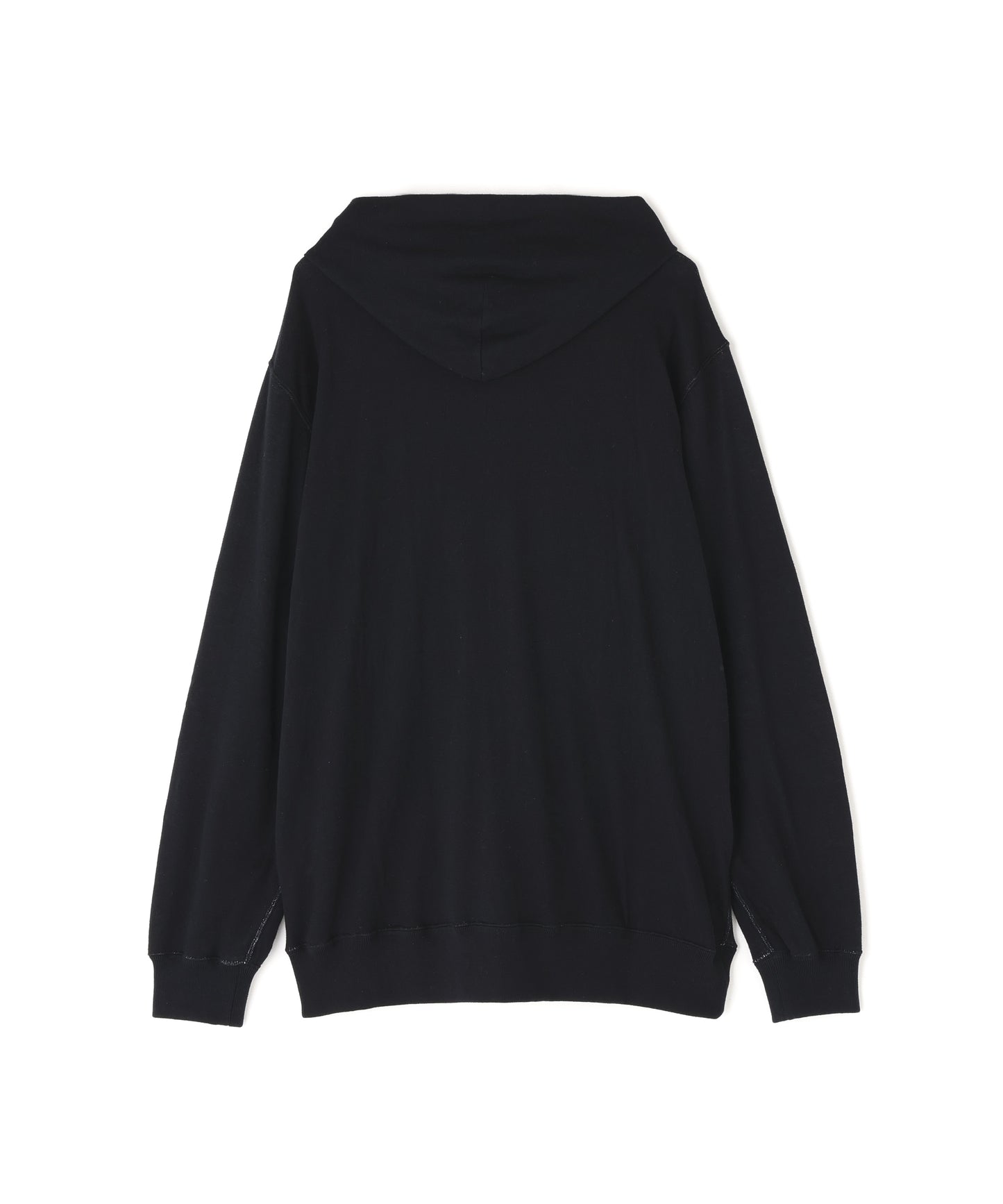 DOUBLE FACE FULL ZIP KNIT HOODIE ‐Jersey/Thermal‐