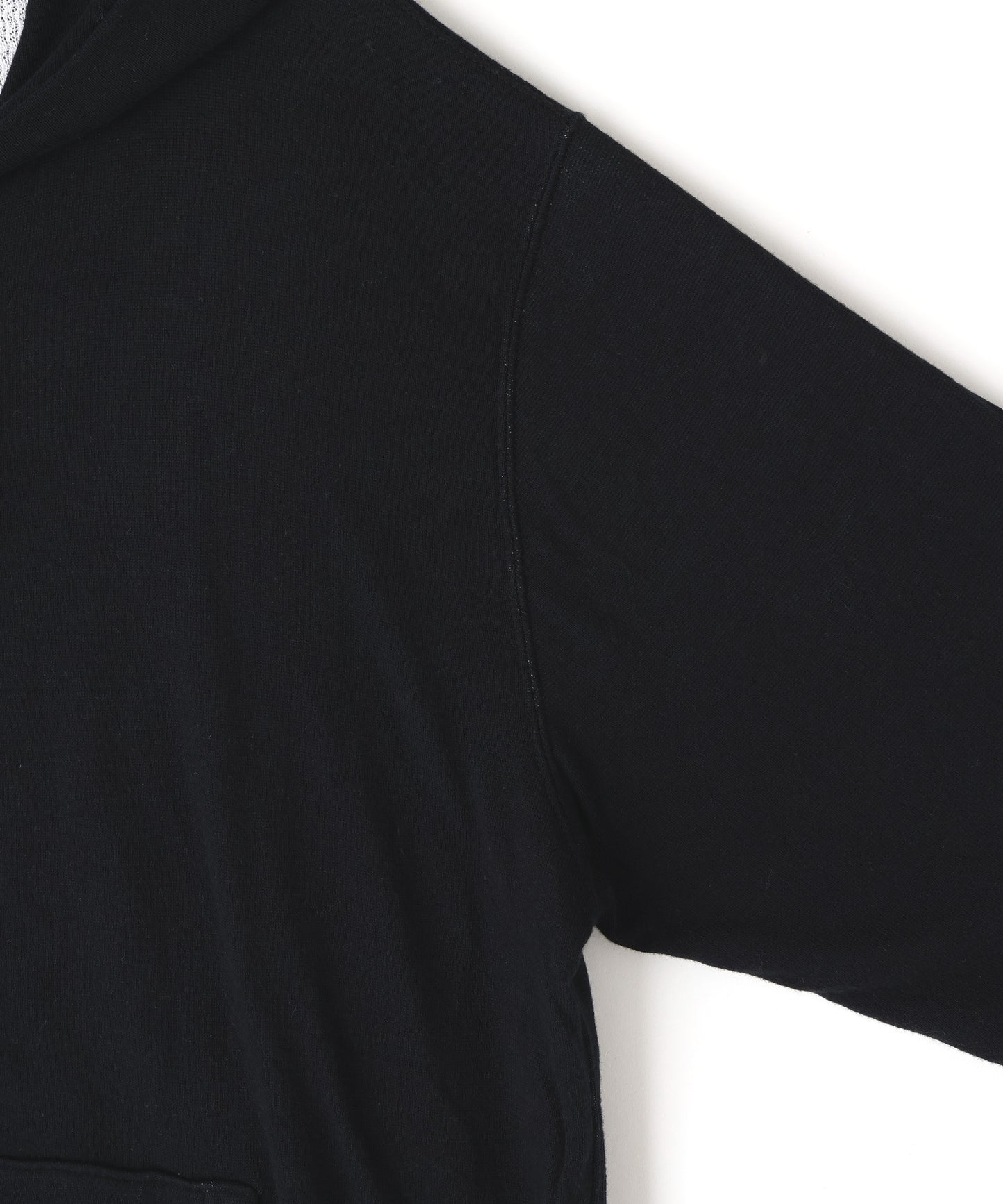 DOUBLE FACE FULL ZIP KNIT HOODIE ‐Jersey/Thermal‐