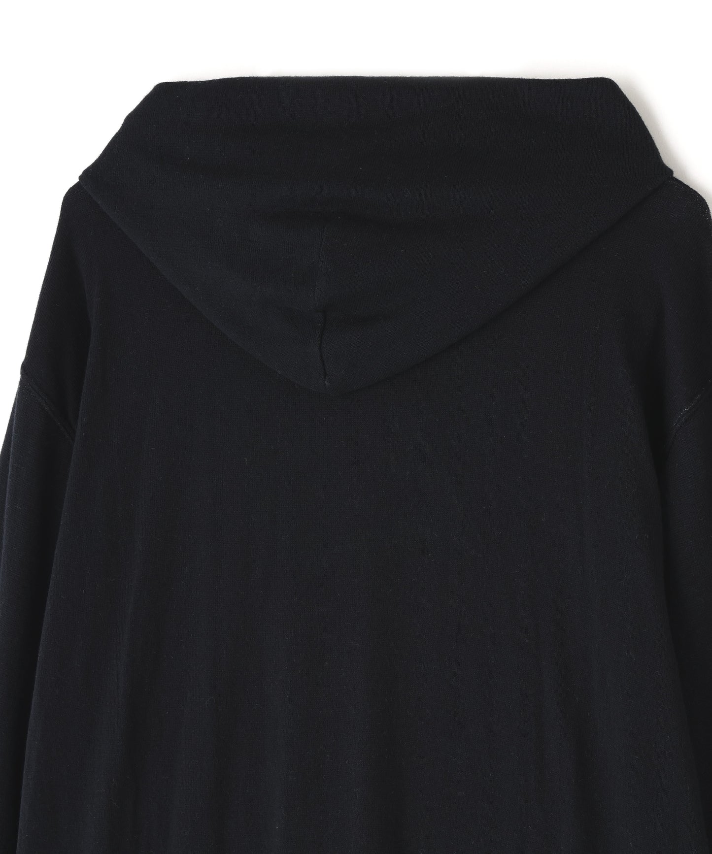 DOUBLE FACE FULL ZIP KNIT HOODIE ‐Jersey/Thermal‐