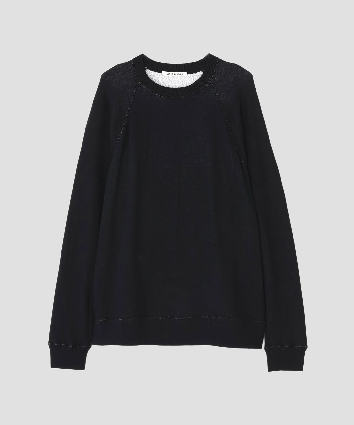 DOUBLE FACE RAGRAN SLEEVE KNIT SHIRTS ‐Jersey/Thermal‐