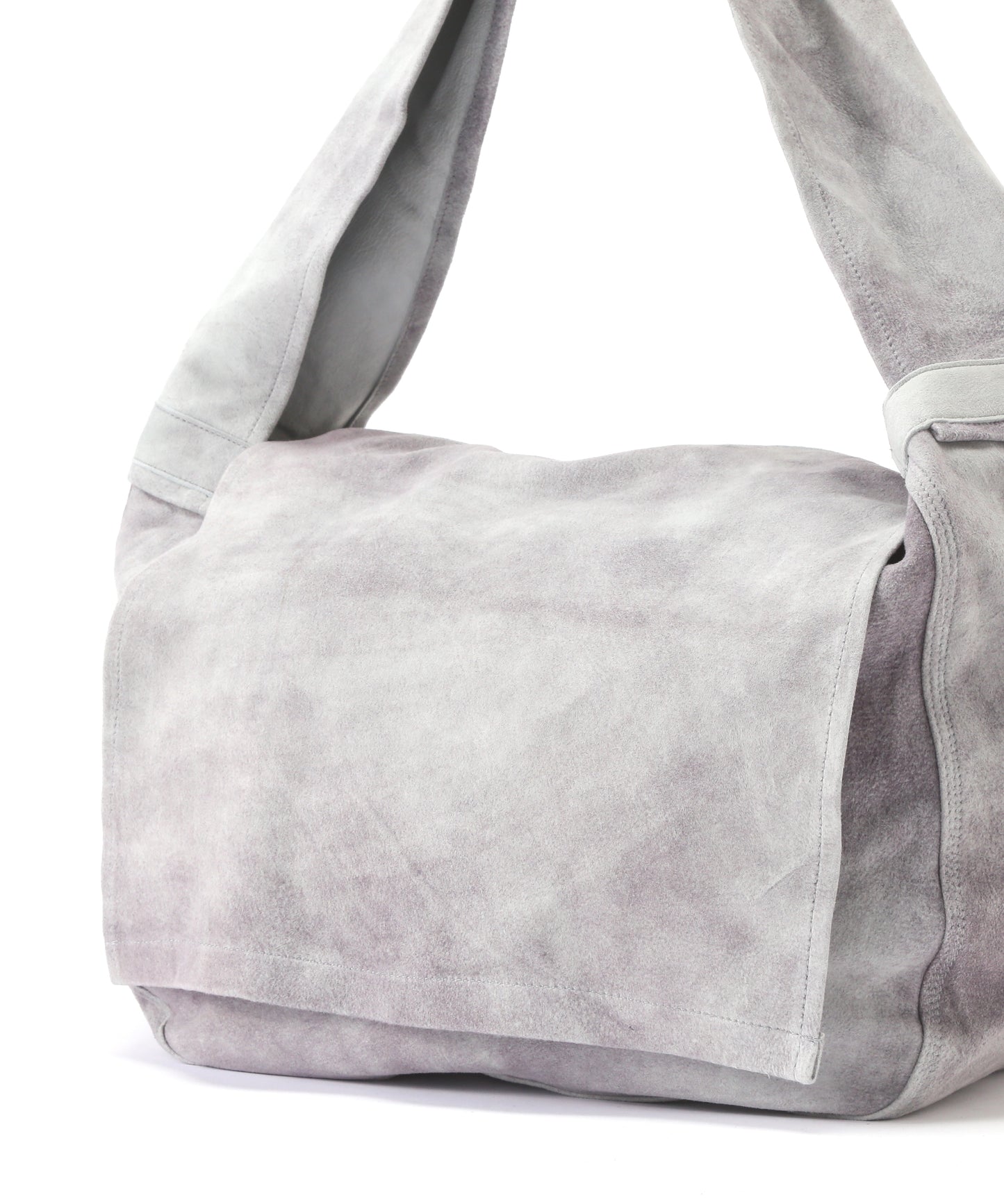 LEATHER SHOULDER BAG ‐ Goat suede Antique finish ‐