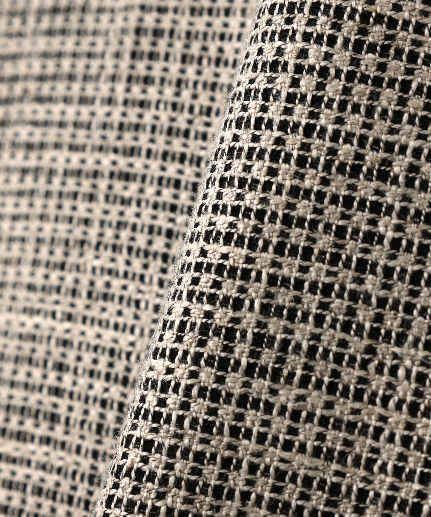 5B LOOSE TAILORED JACKET ‐Heather Linen/Nylon*Wool crepe‐